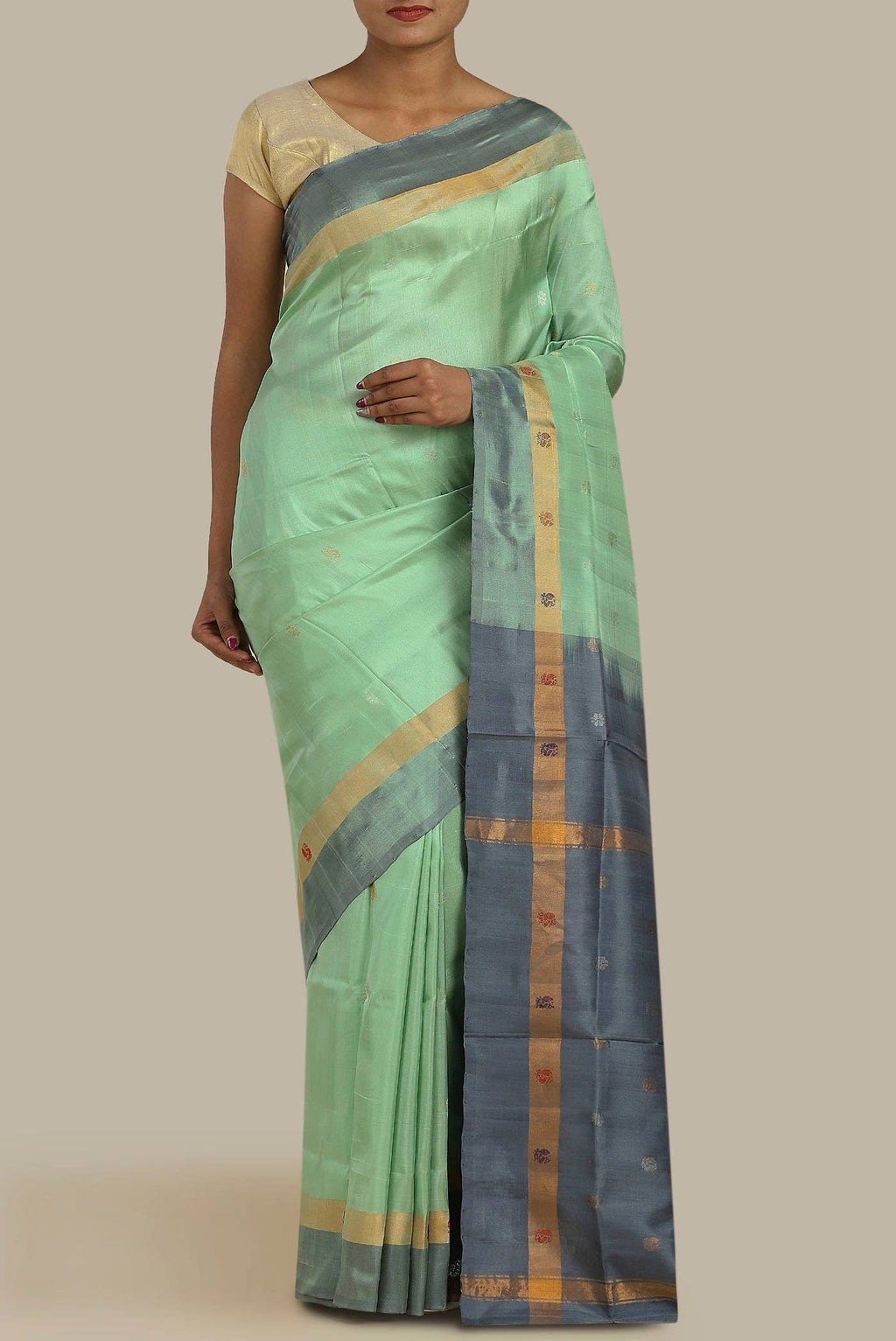 Green Uppada Silk Saree