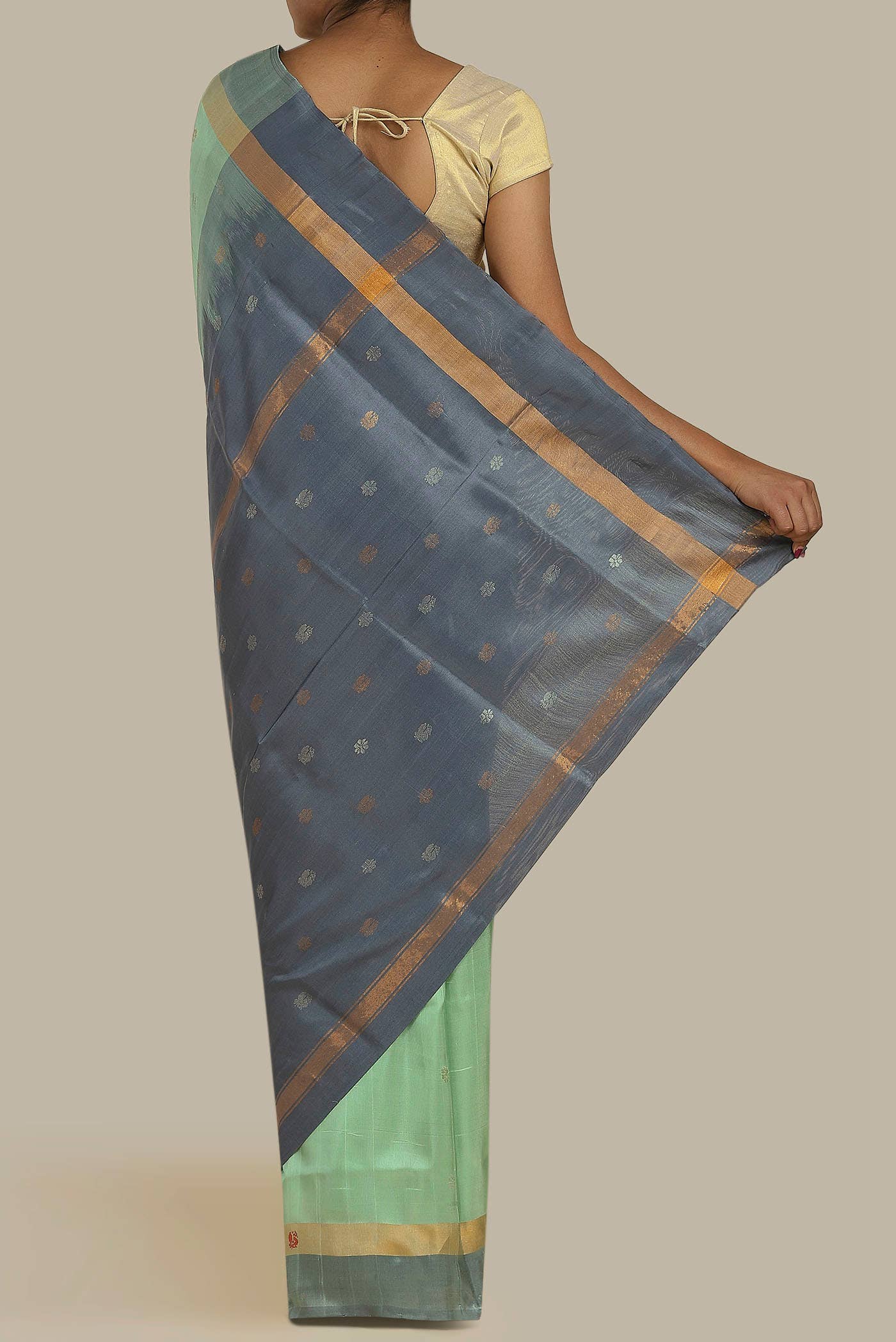 Green Uppada Silk Saree