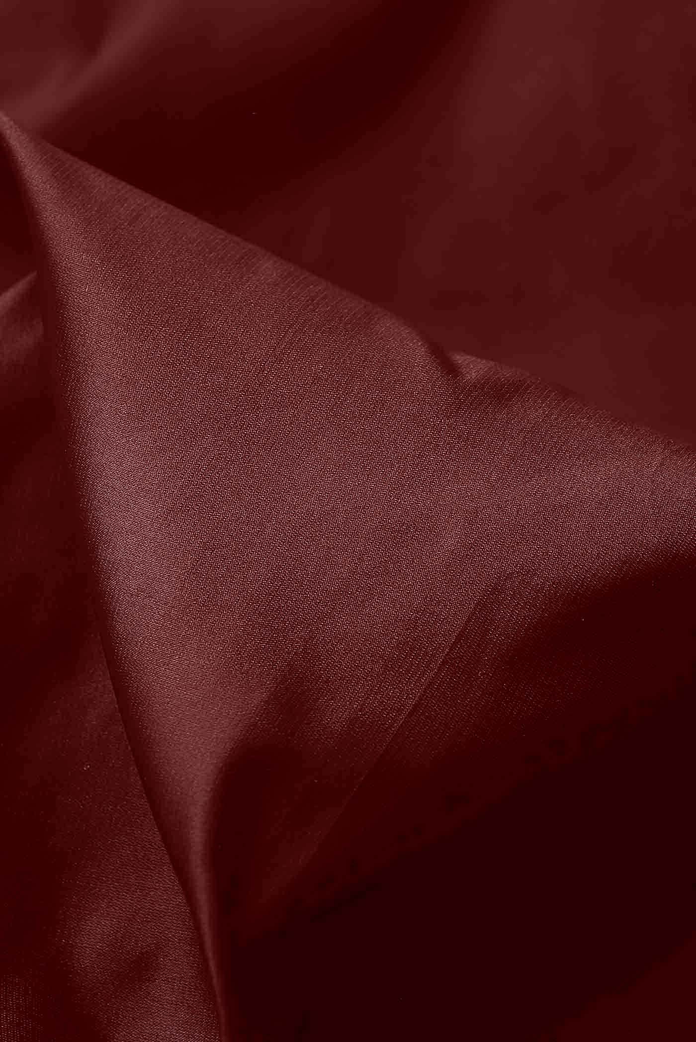 Maroon Banarasi Silk Saree