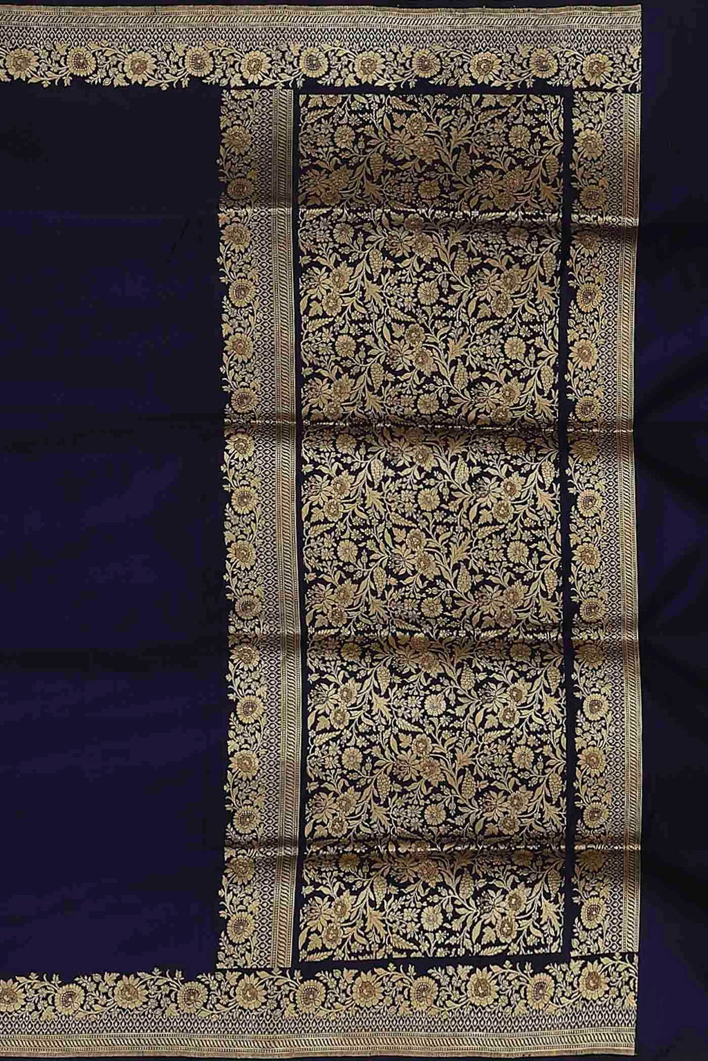 Blue Banarasi Silk Saree