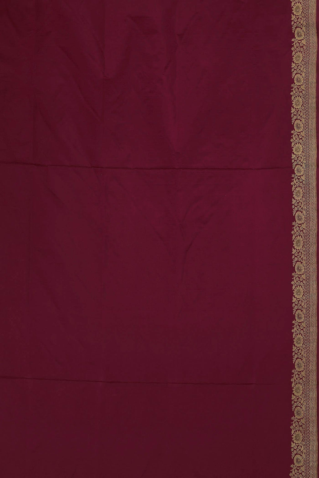 Maroon Banarasi Silk Saree