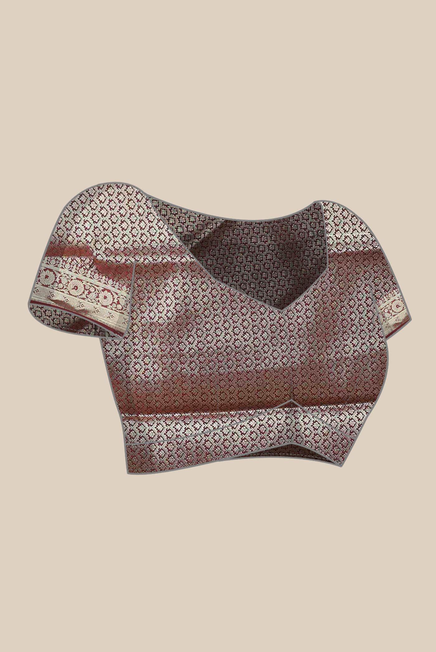 Red Banarasi Silk Saree