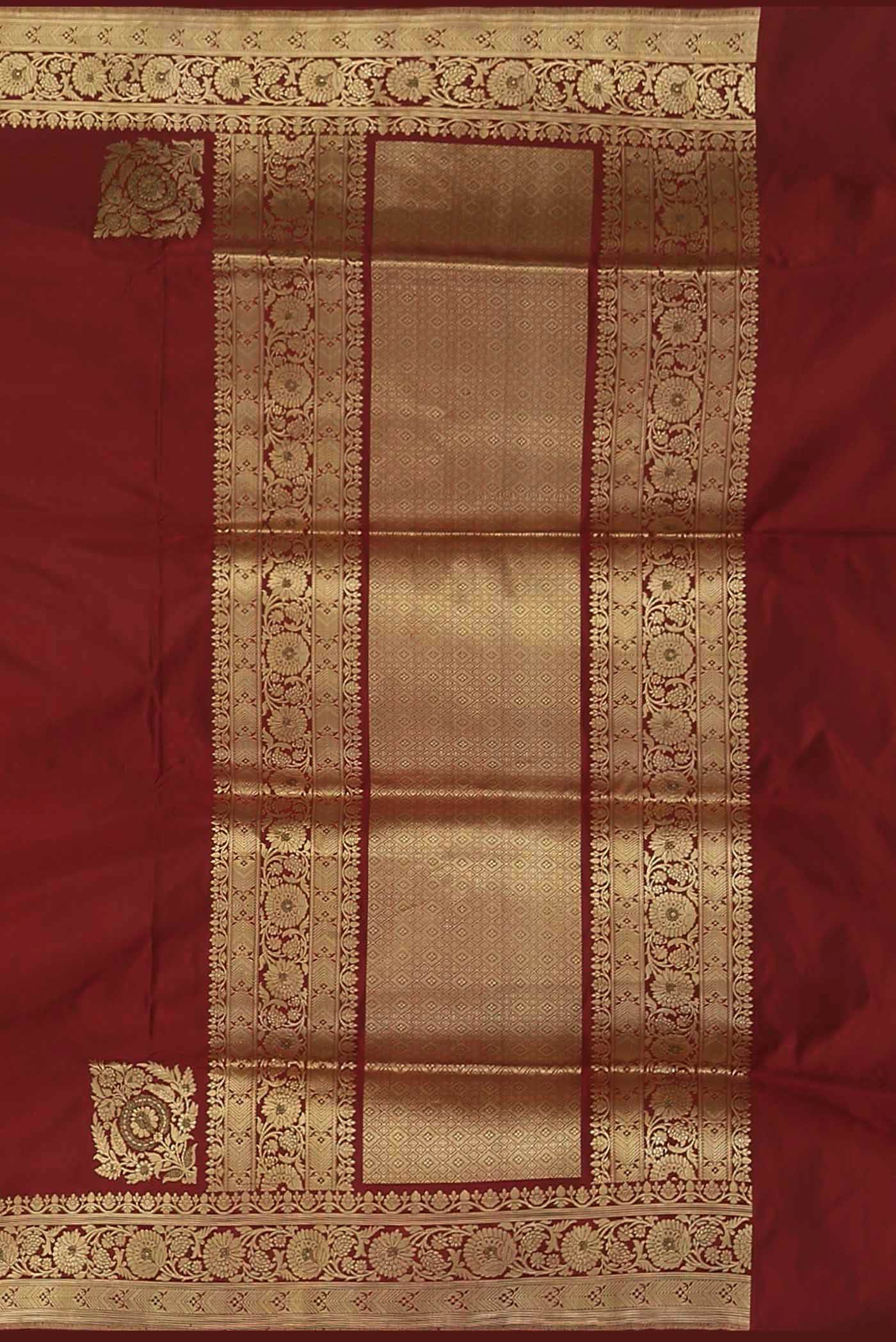 Red Banarasi Silk Saree