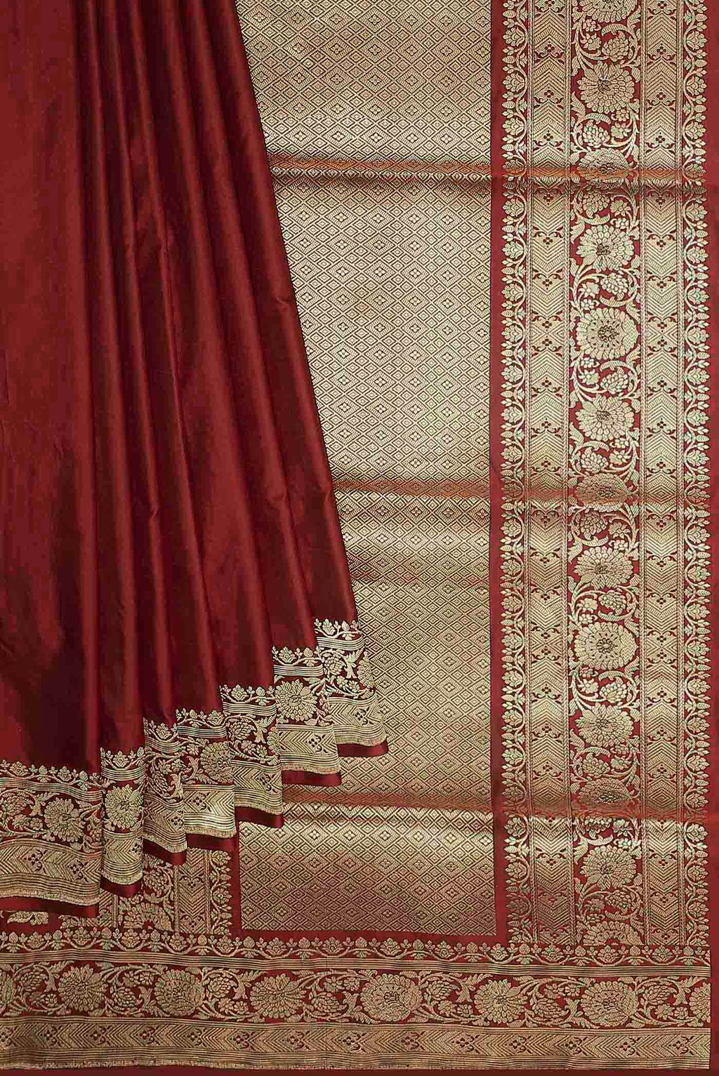 Red Banarasi Silk Saree