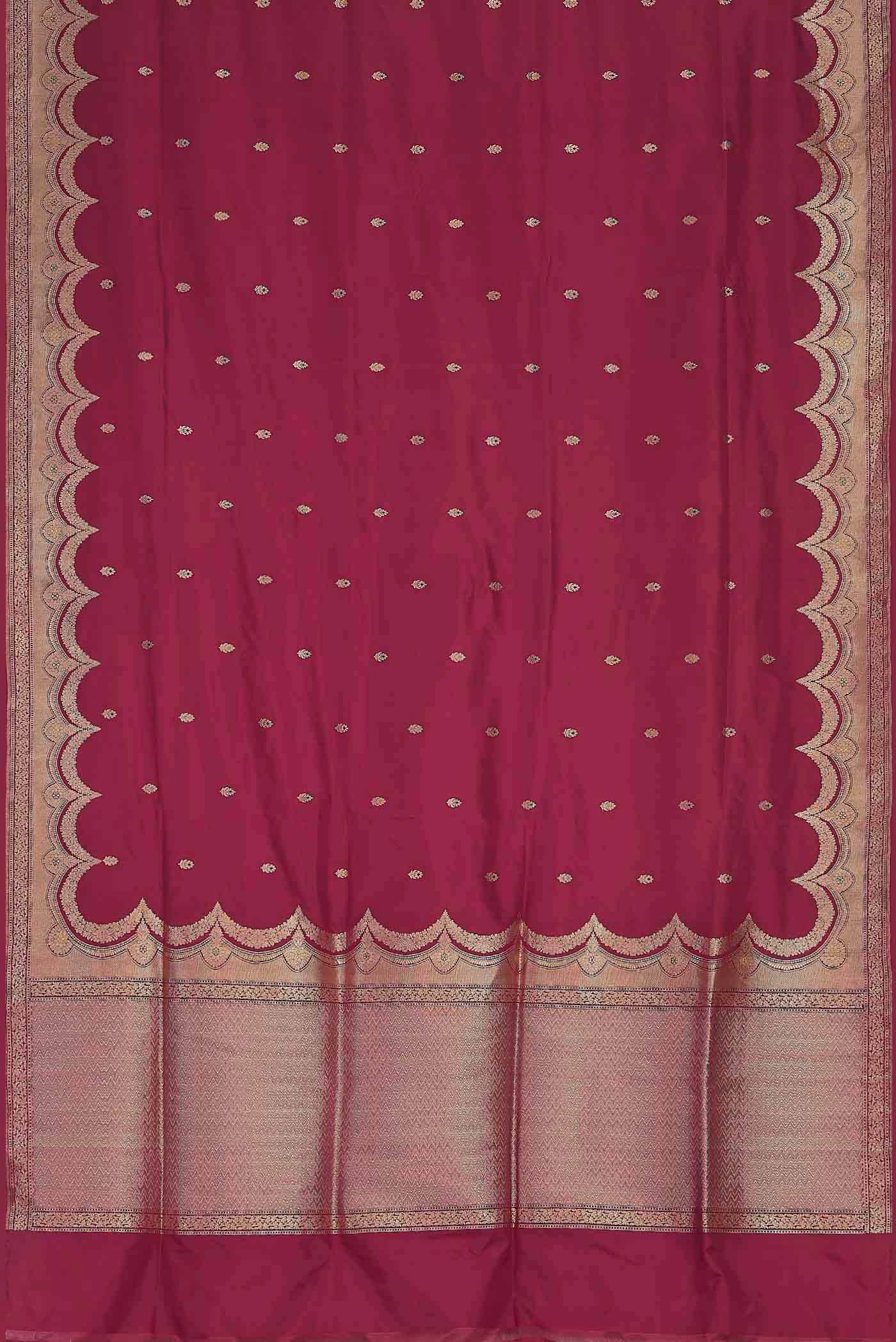 Pink Banarasi Silk Saree
