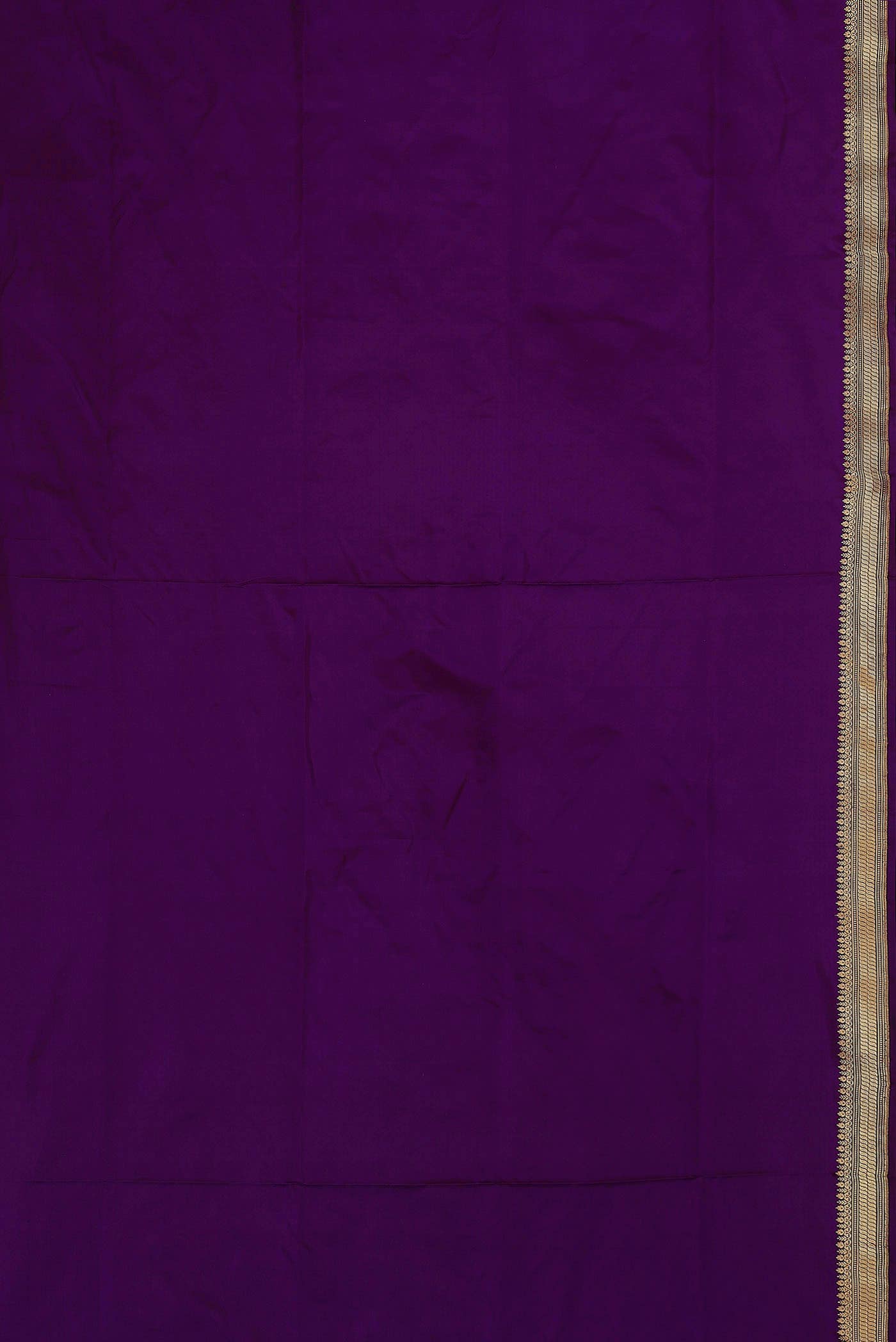 Violet Banarasi Silk Saree