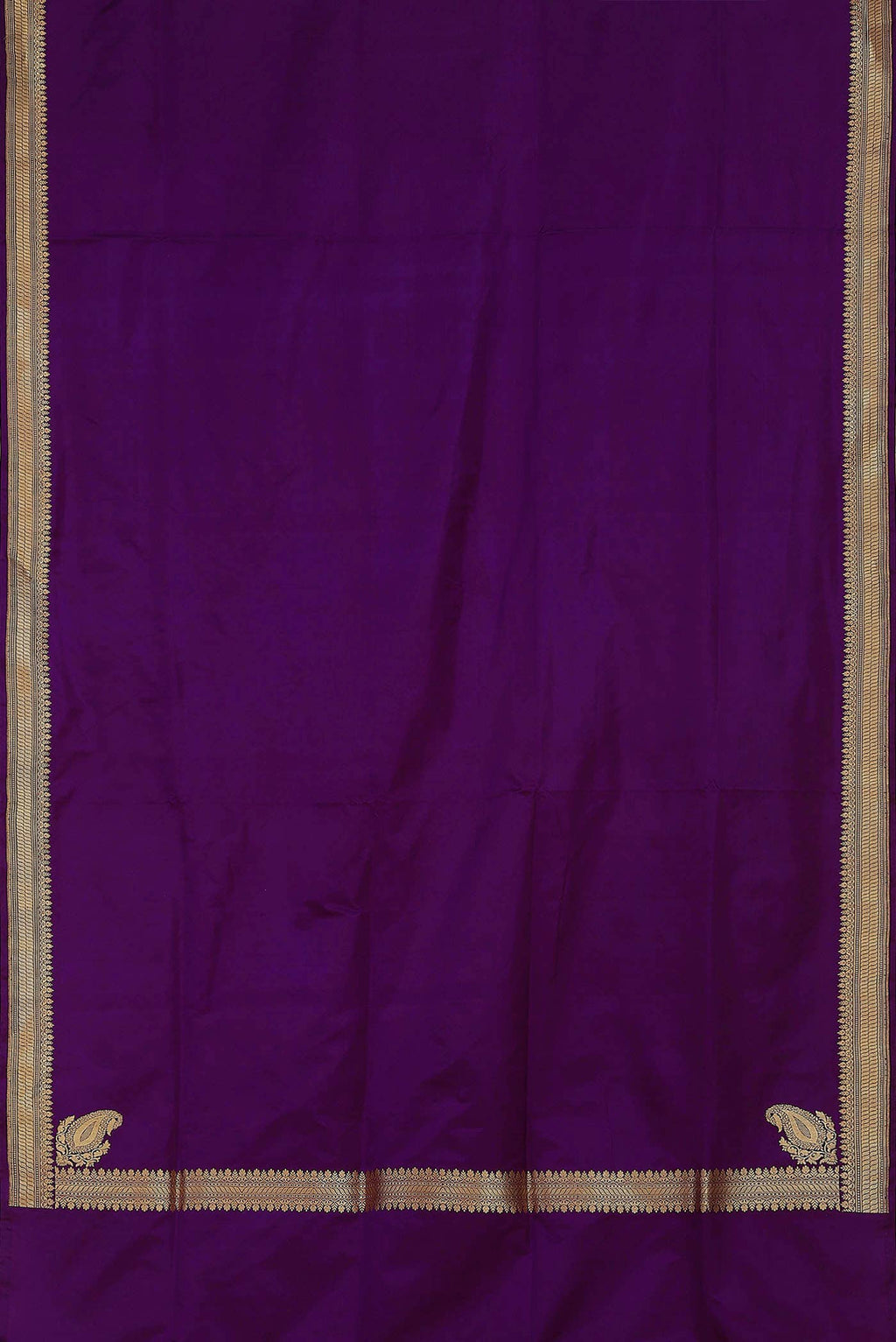 Violet Banarasi Silk Saree