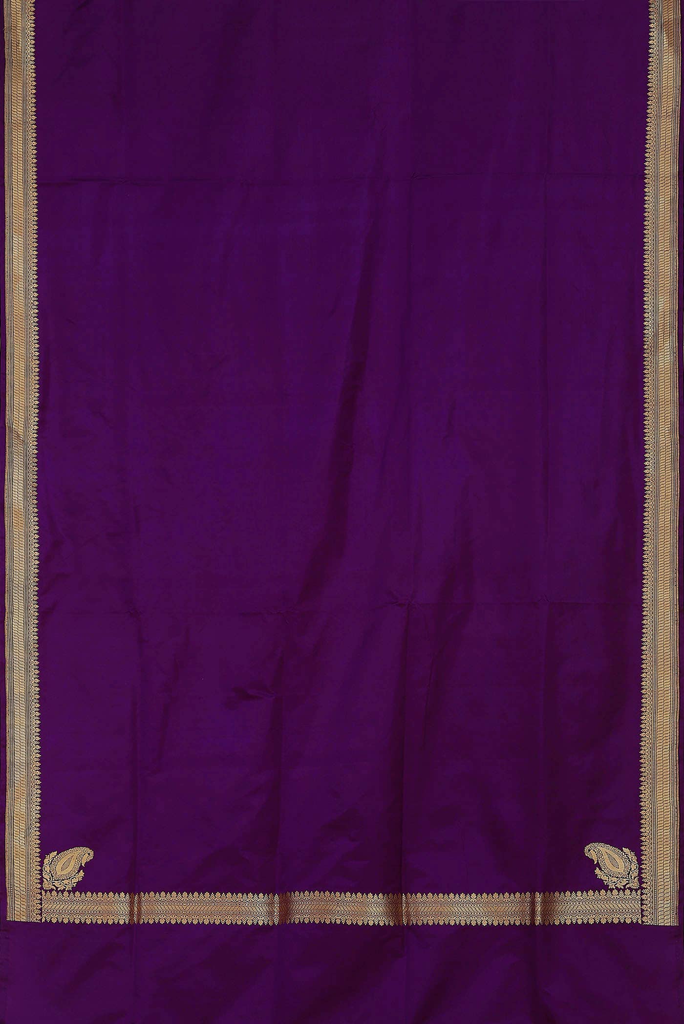 Violet Banarasi Silk Saree