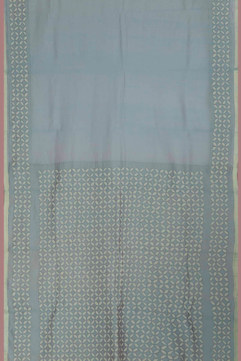 Blue Chanderi Silk Cotton Saree