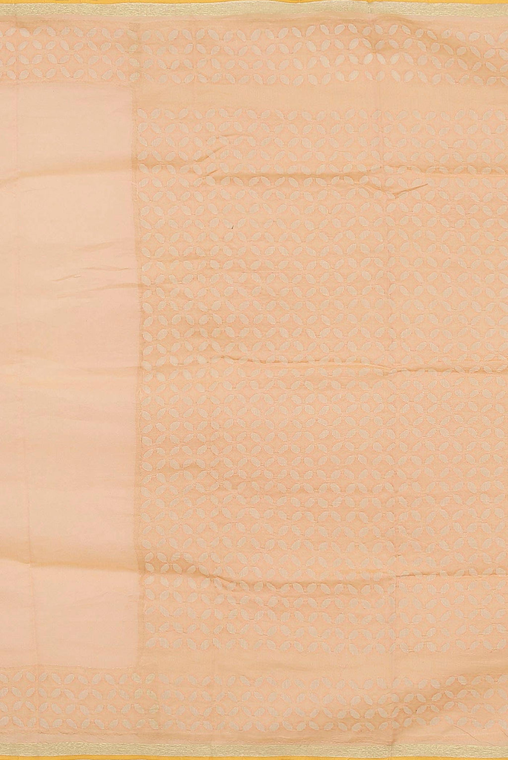Peach Chanderi Silk Cotton Saree
