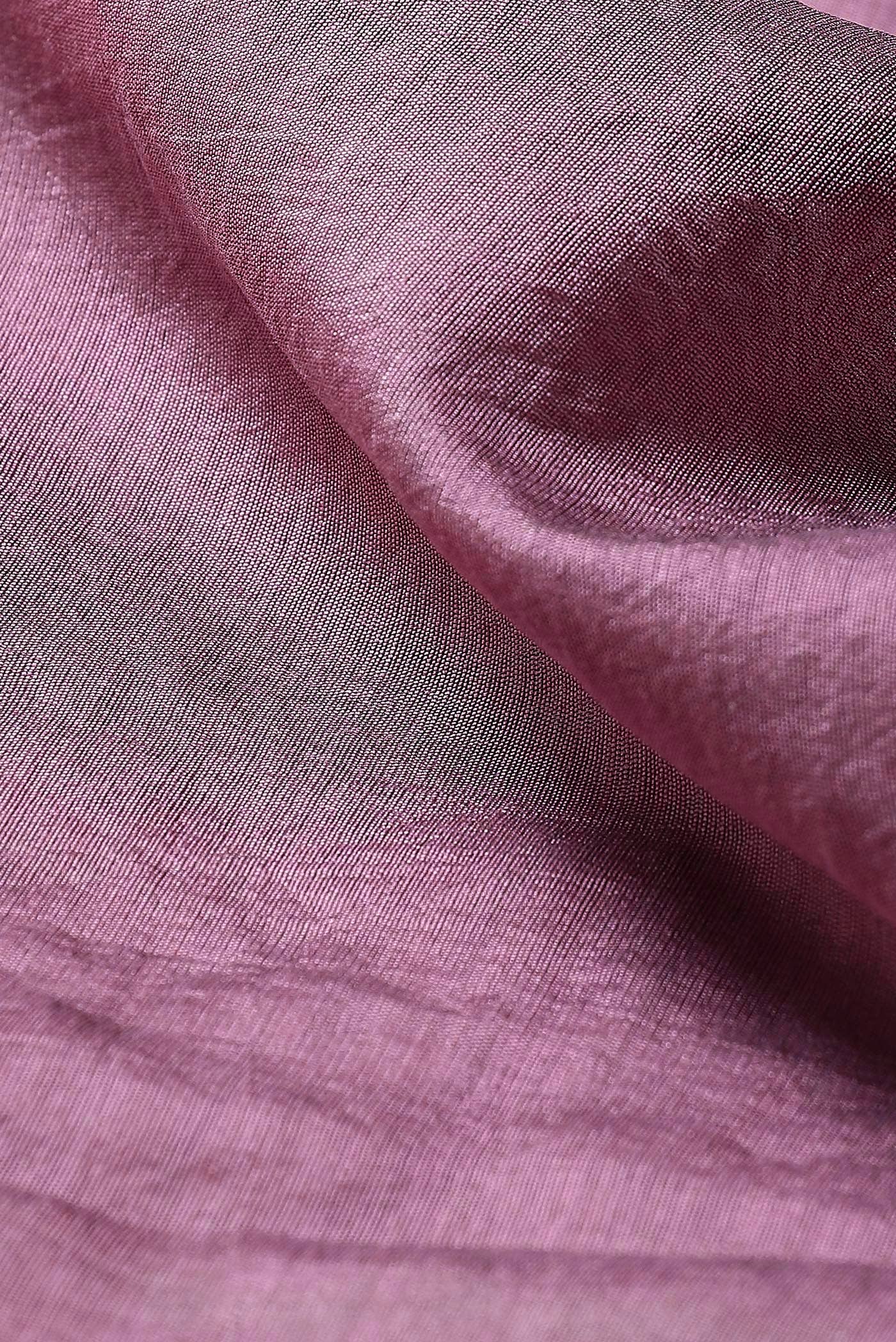 Rose Gold Chanderi Silk Cotton Saree