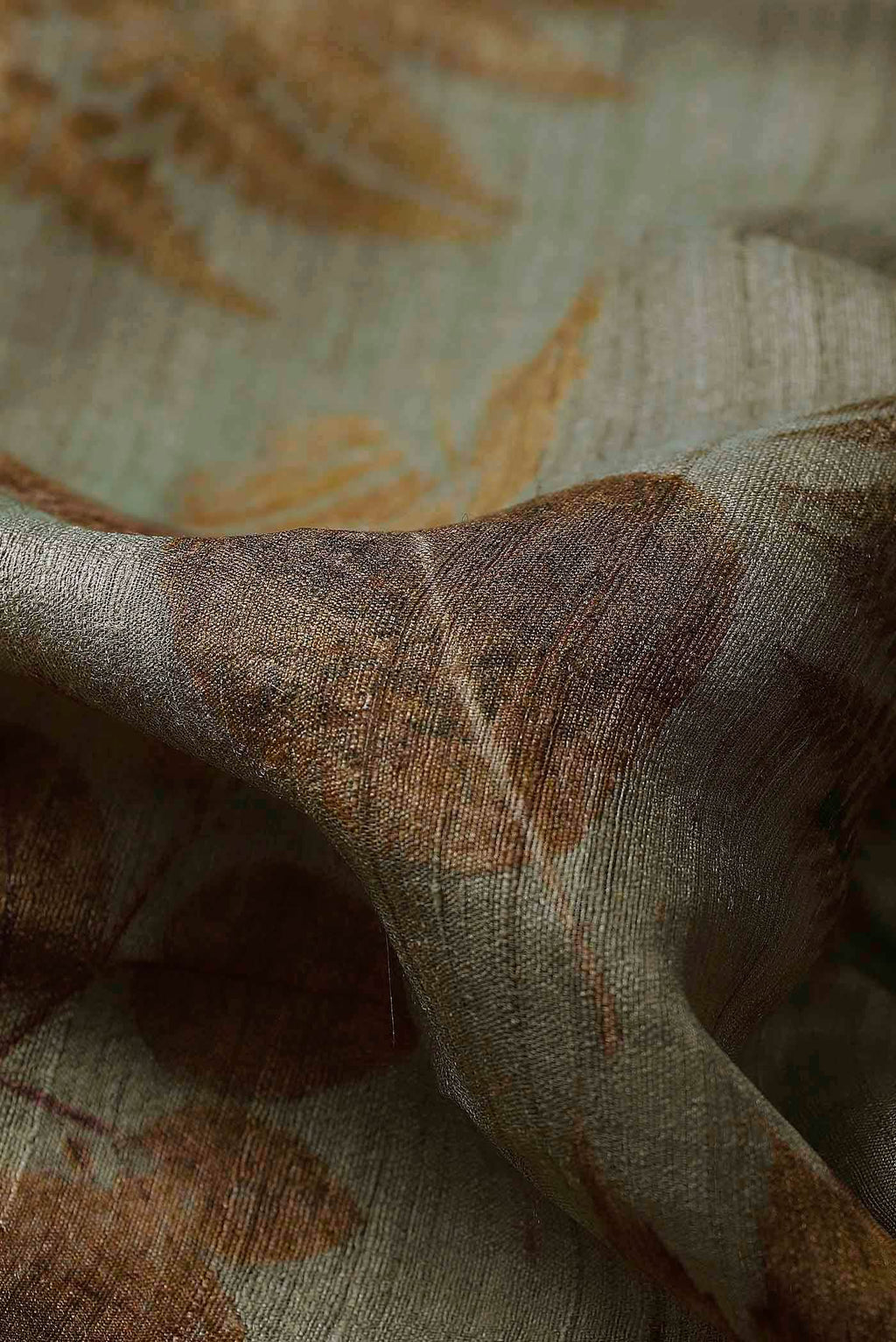 Green Tussar Silk Saree