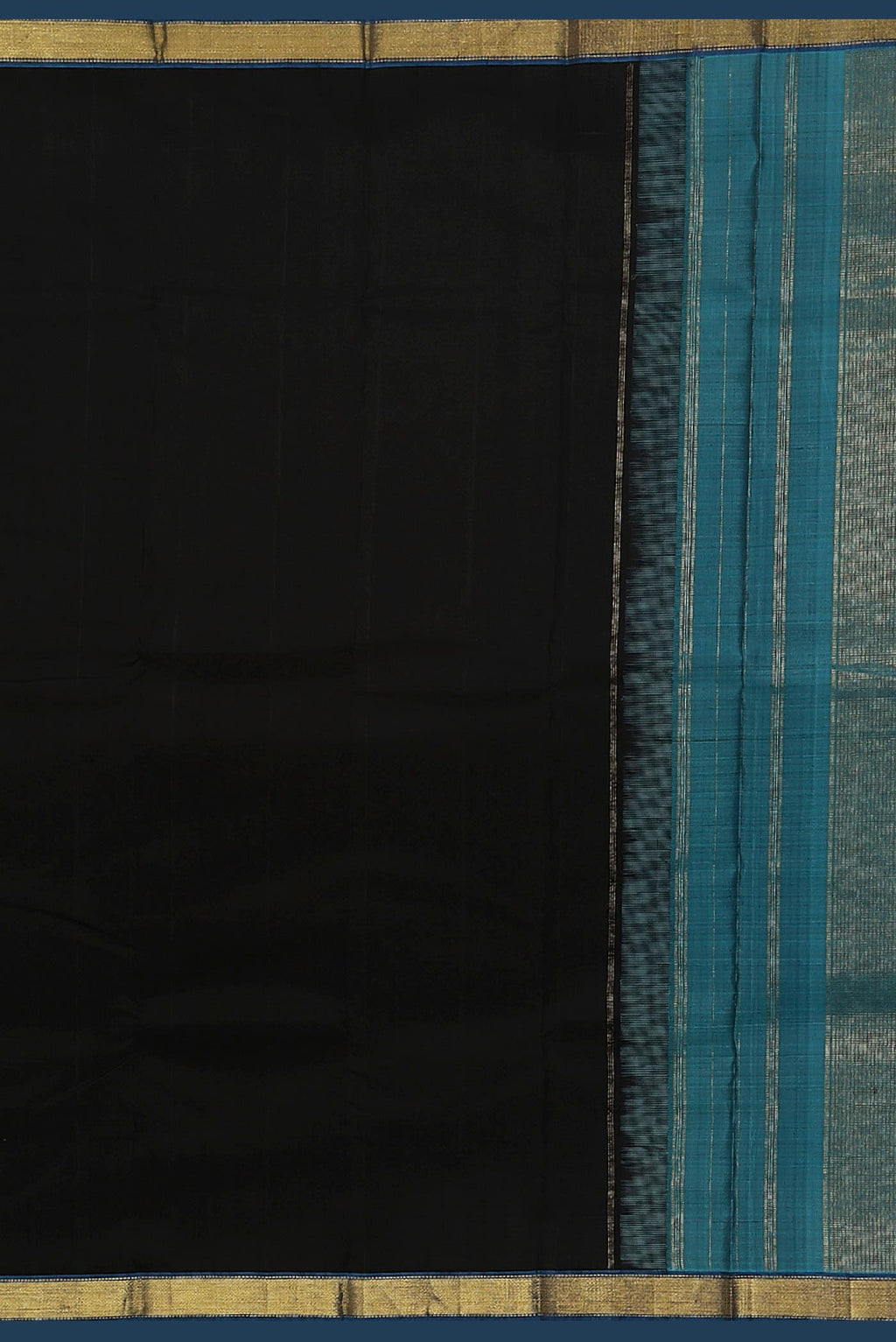 Black Kanchipuram Silk Saree