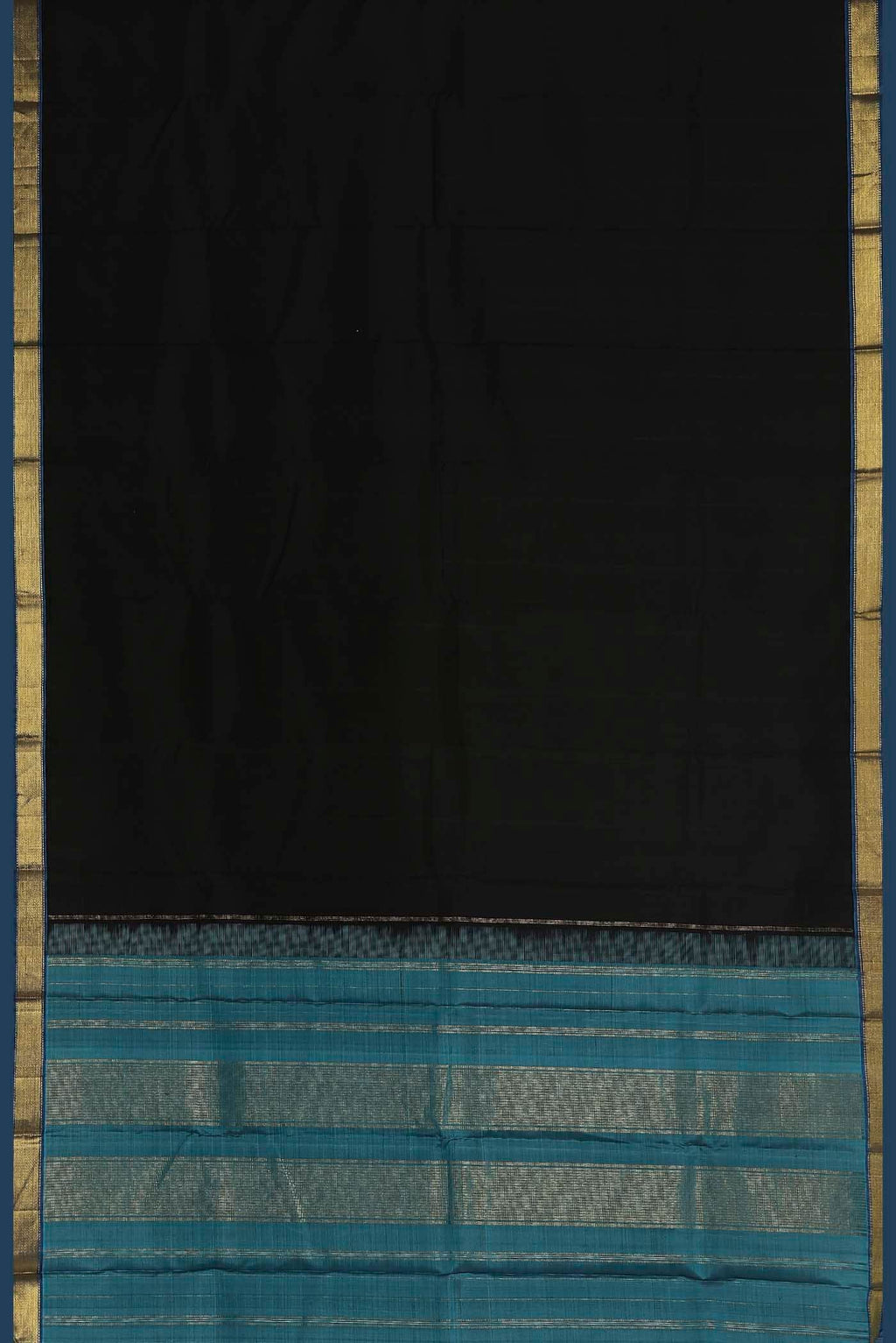 Black Kanchipuram Silk Saree