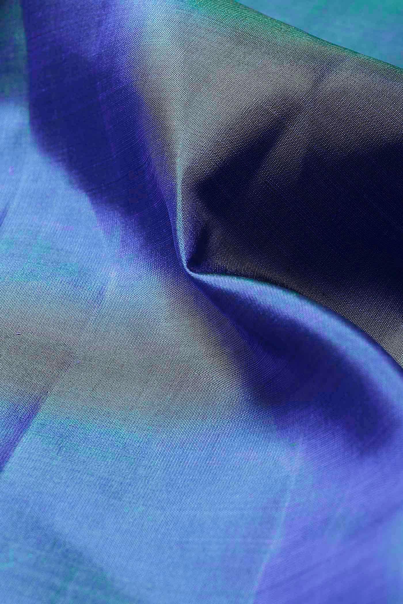 Blue Kanchipuram Silk Saree