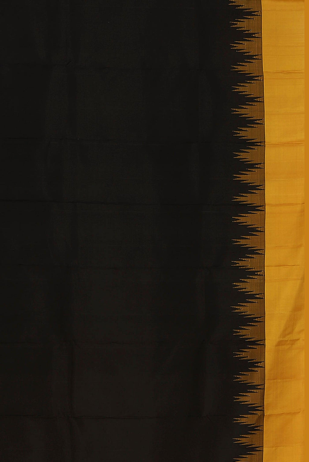 Black Kanchipuram Silk Saree