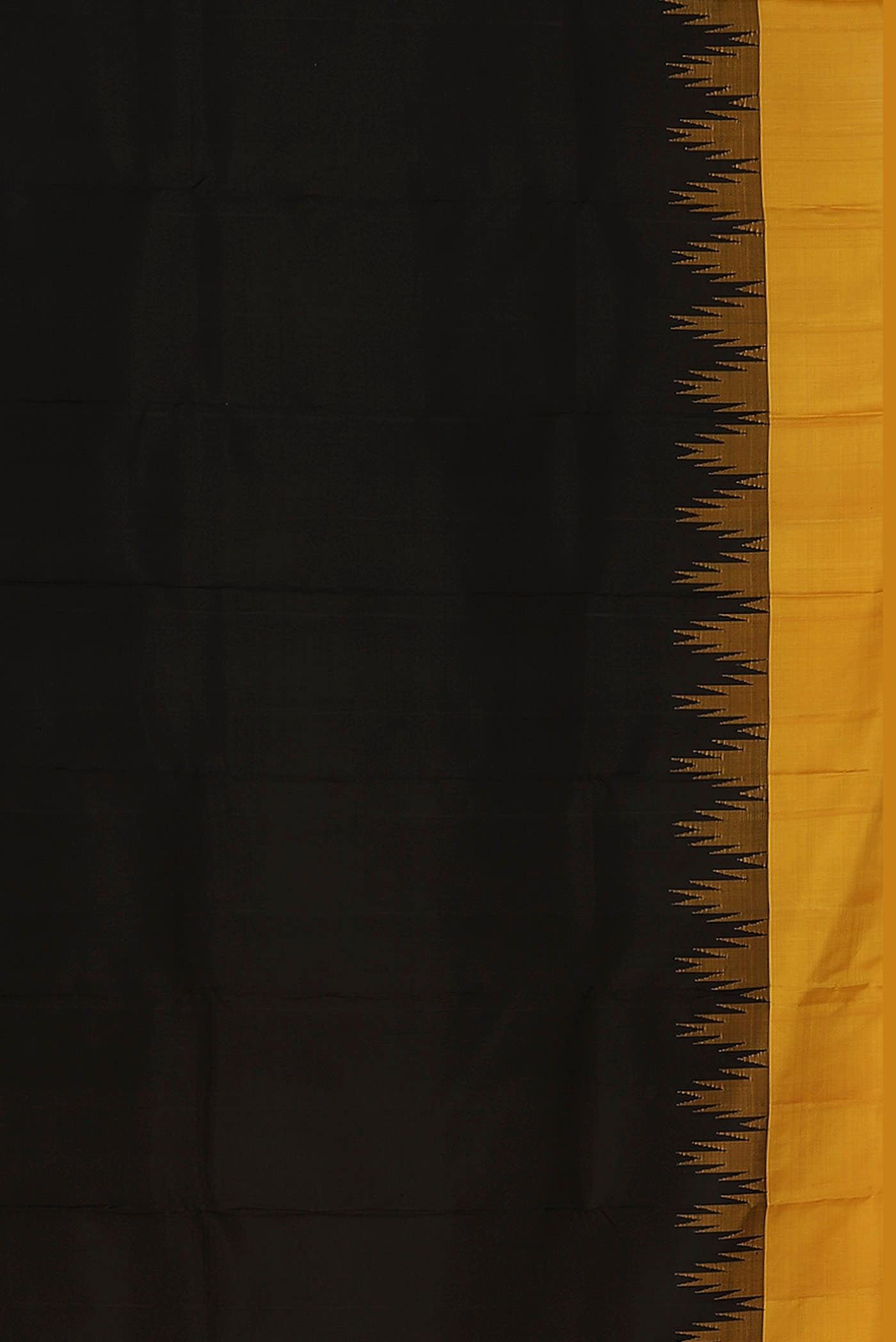 Black Kanchipuram Silk Saree