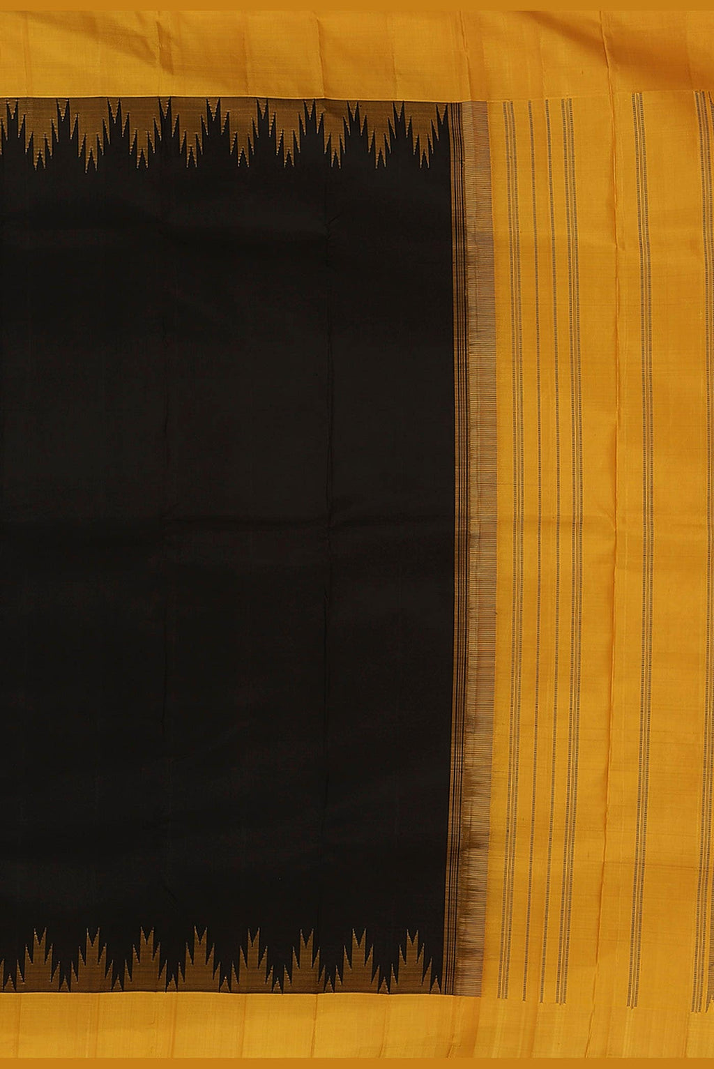 Black Kanchipuram Silk Saree