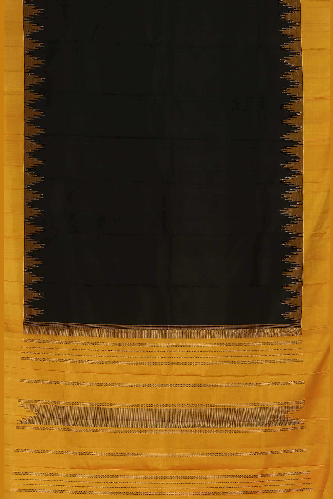 Black Kanchipuram Silk Saree