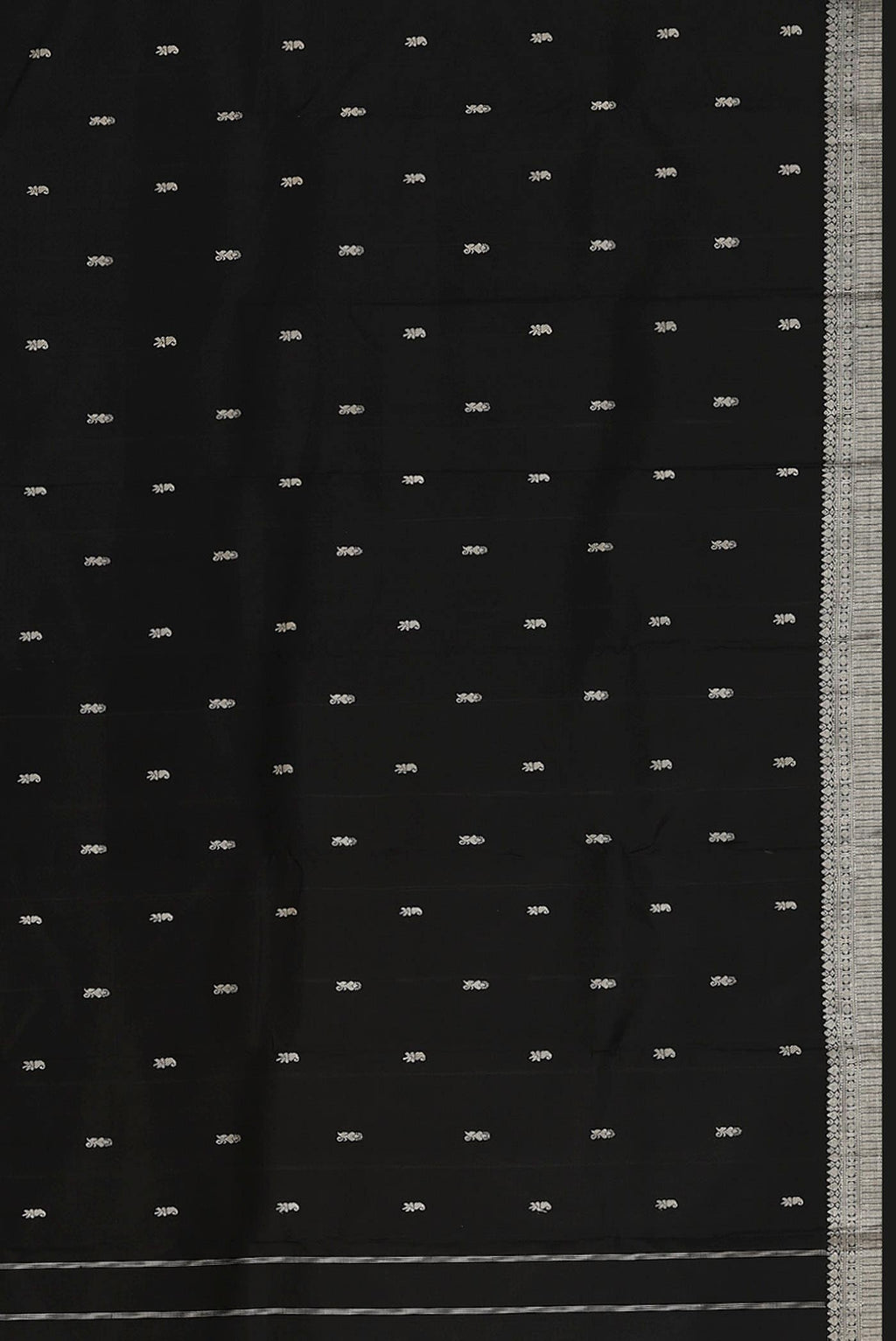 Black Kanchipuram Silk Saree