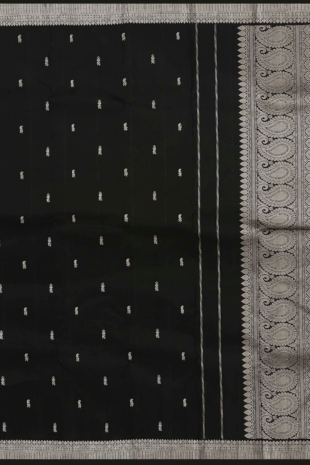 Black Kanchipuram Silk Saree
