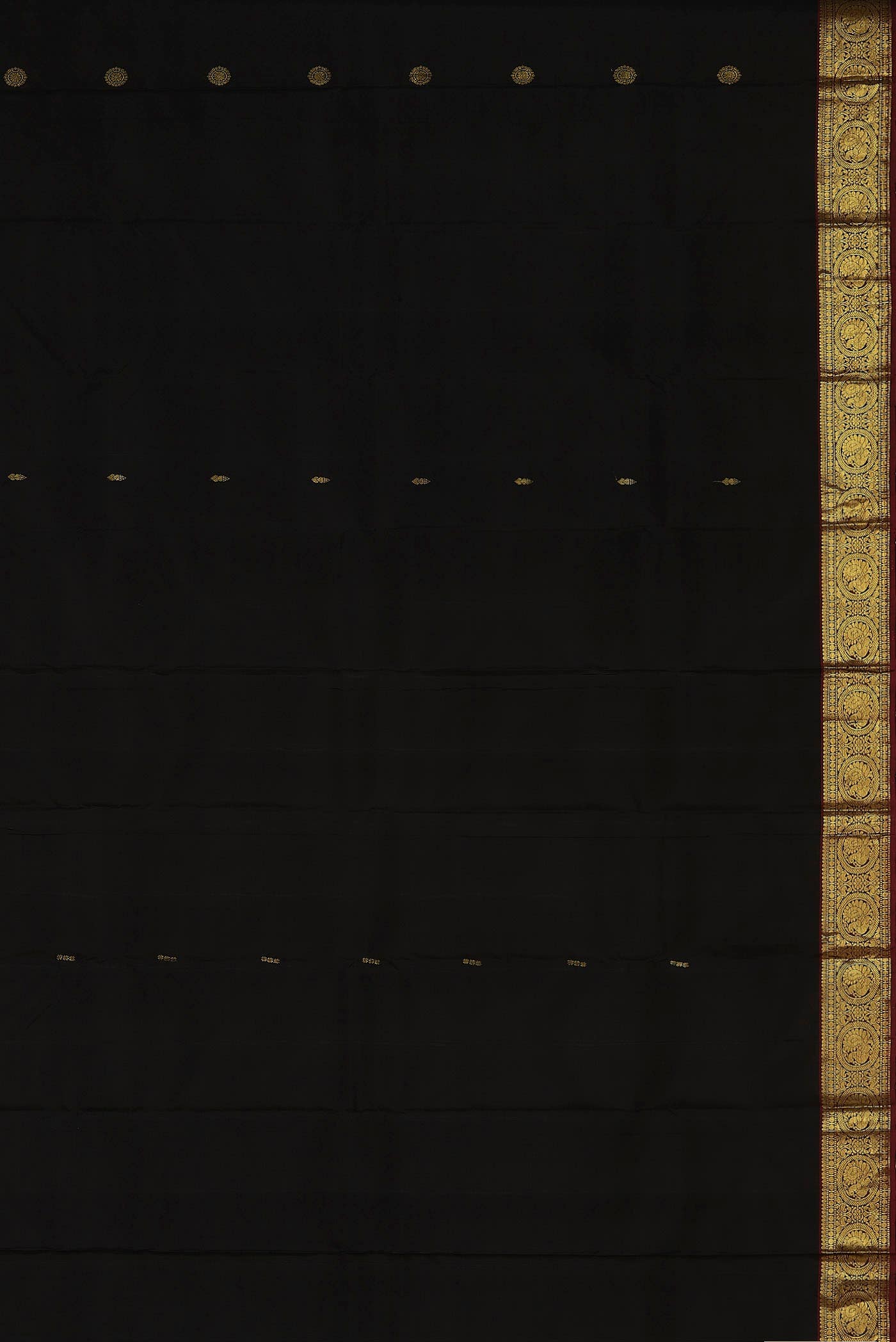 Black Kanchipuram Silk Saree