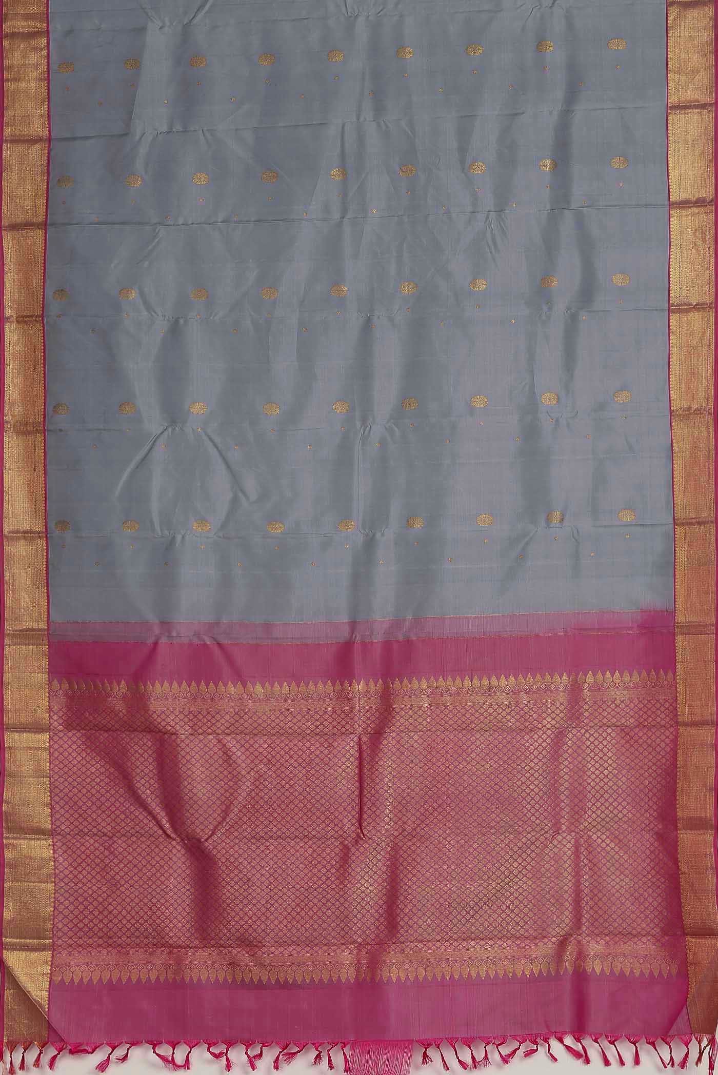 Blue Kanchipuram Silk Saree