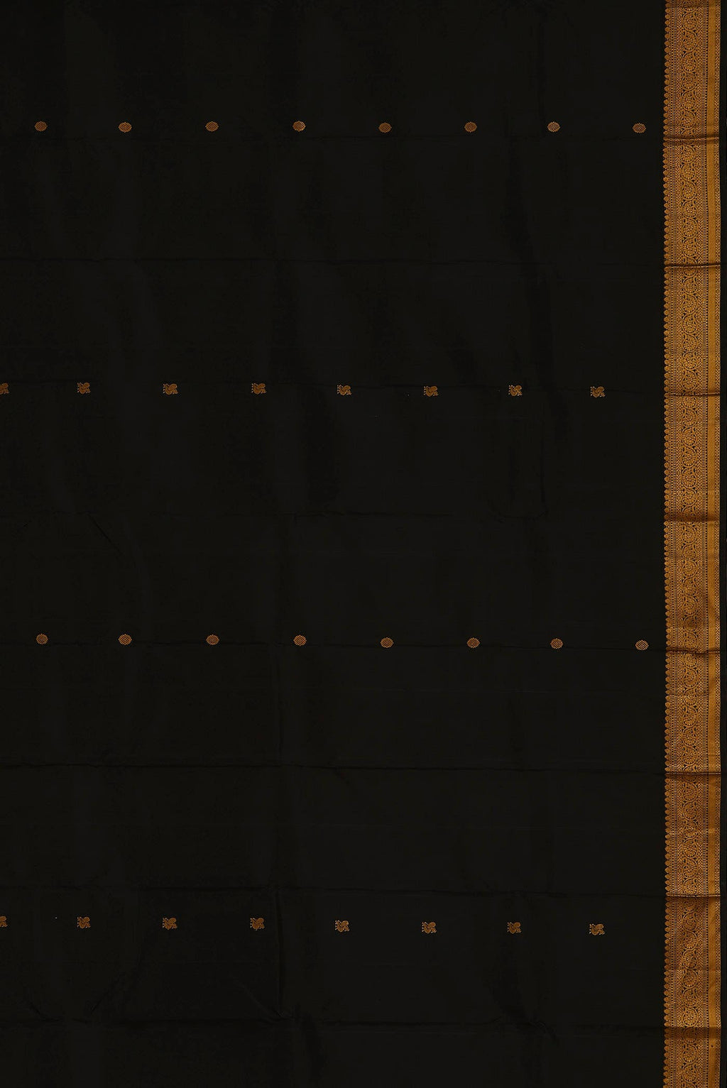Black Kanchipuram Silk Saree