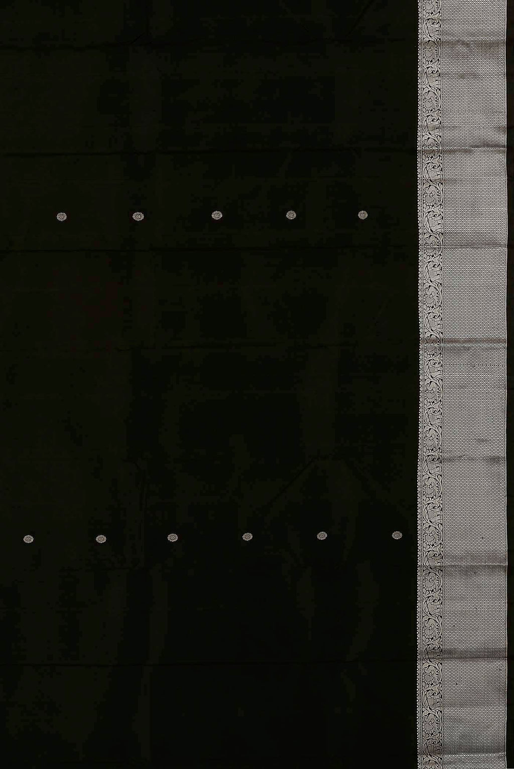Black Kanchipuram Silk Saree