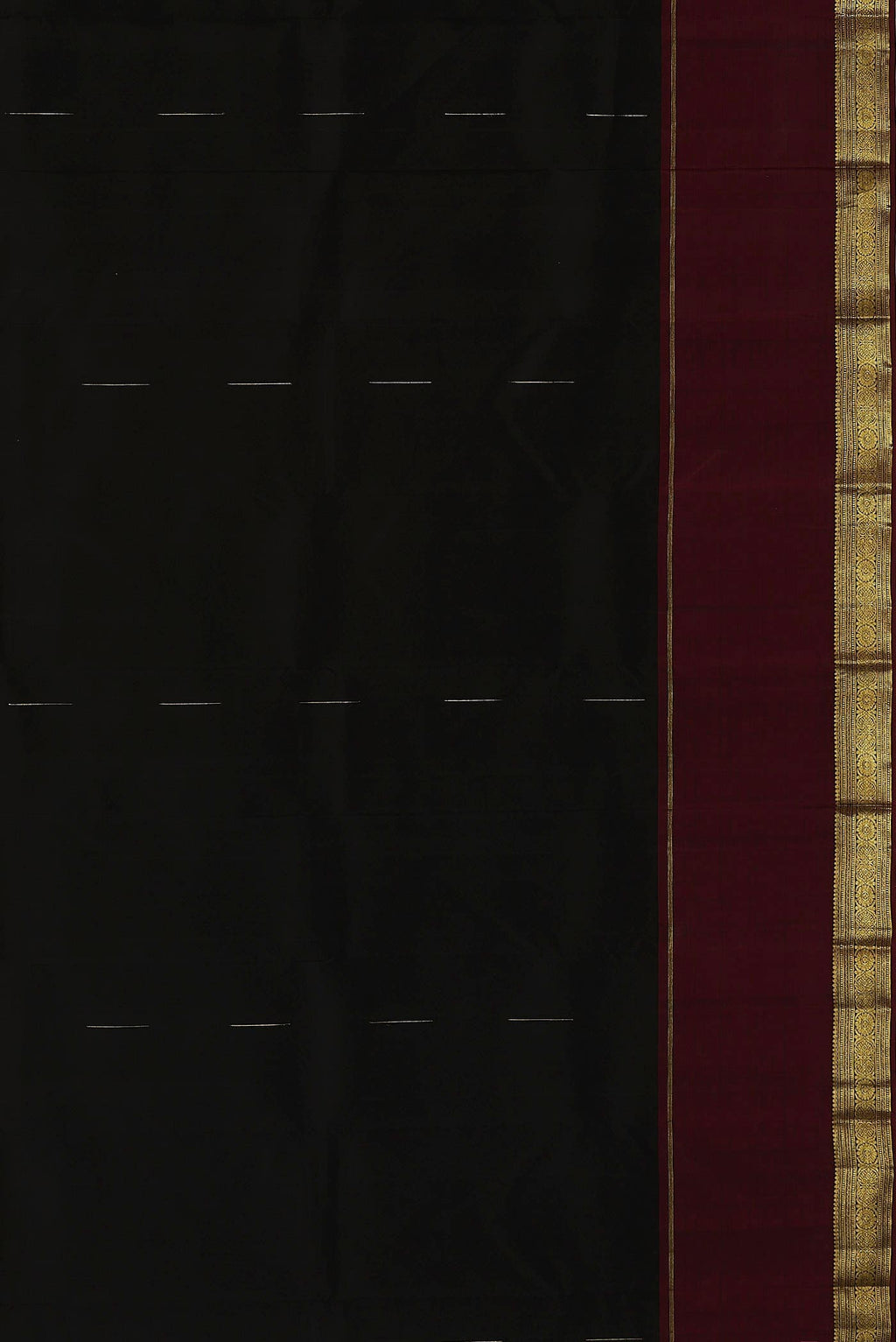 Black Kanchipuram Silk Saree