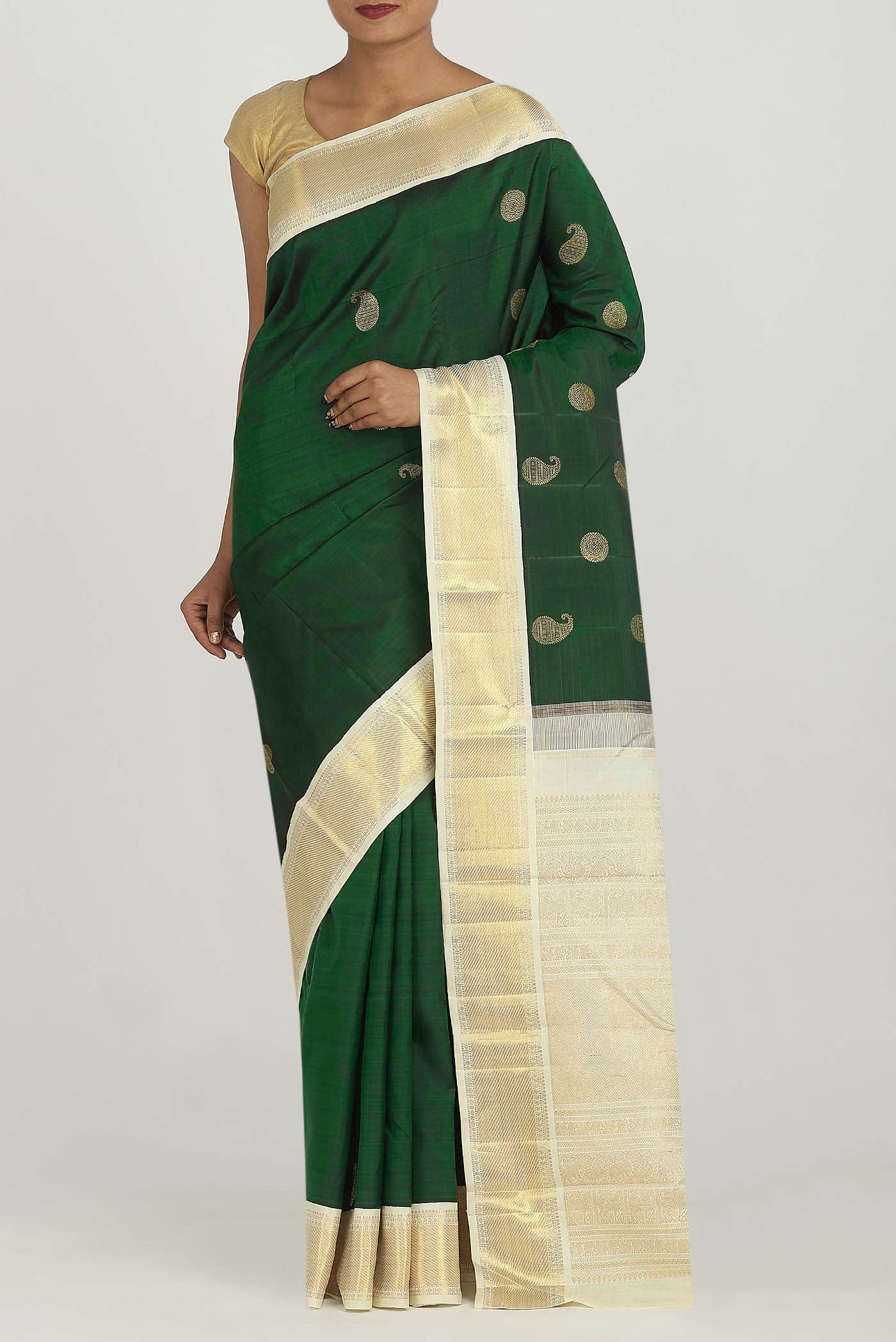 Green Kanchipuram Silk Saree