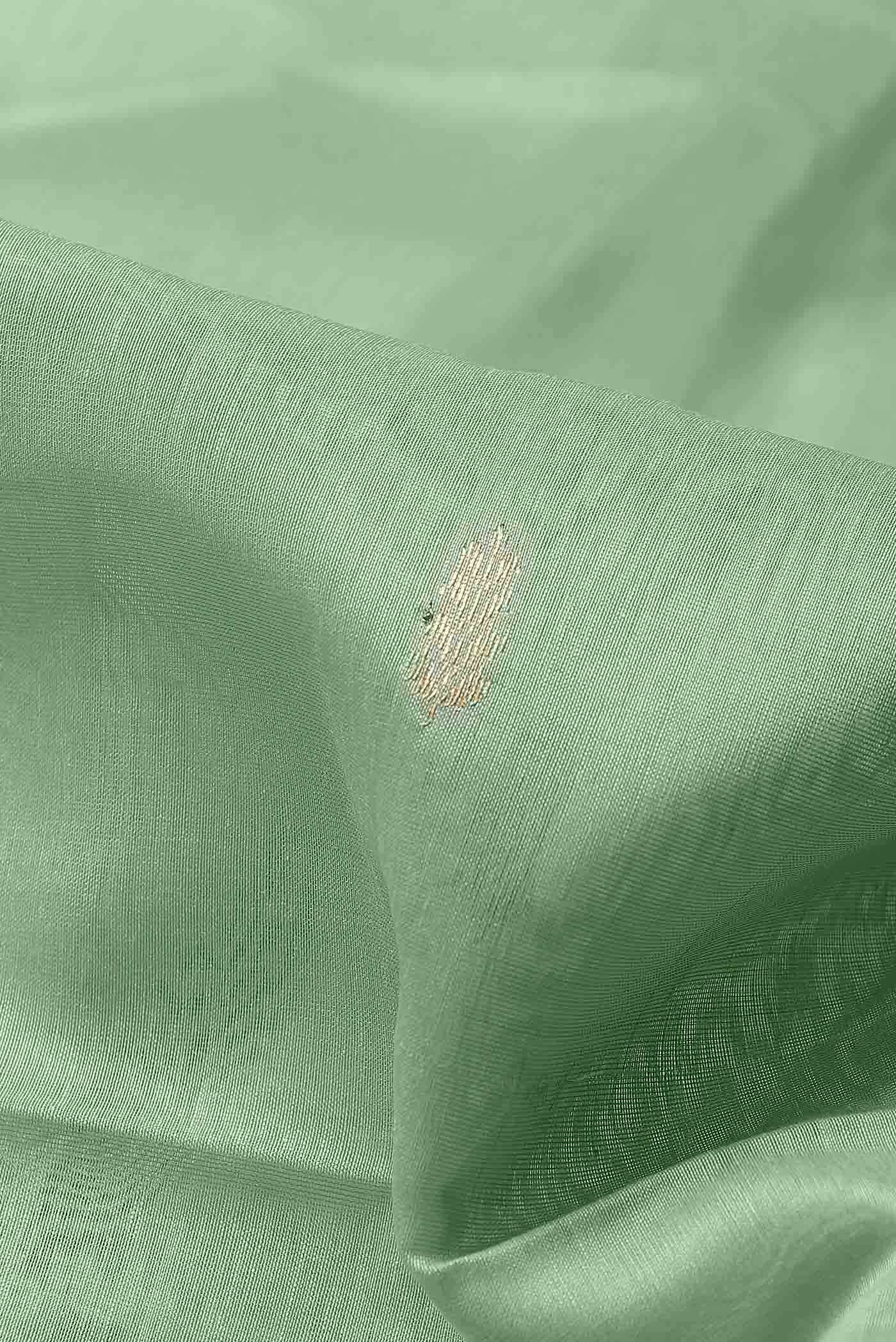 Green Maheshwari Silk Cotton Saree