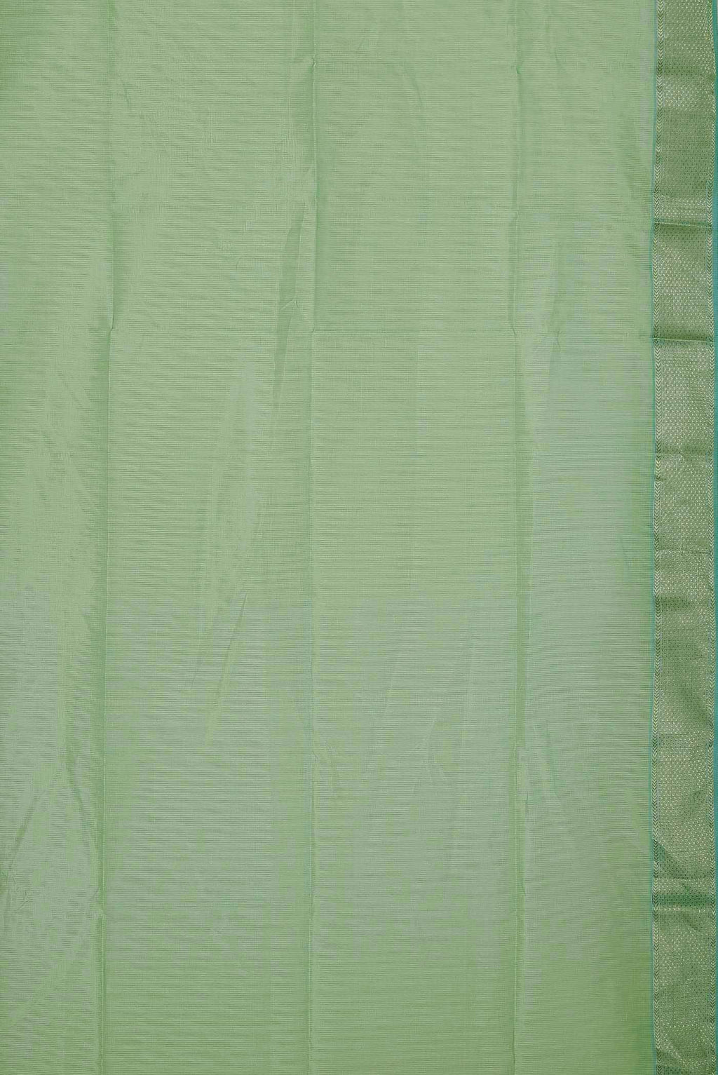 Green Maheshwari Silk Cotton Saree