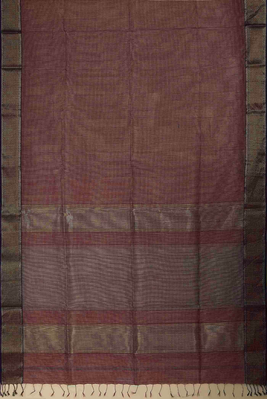 Purple Maheshwari Silk Cotton Saree