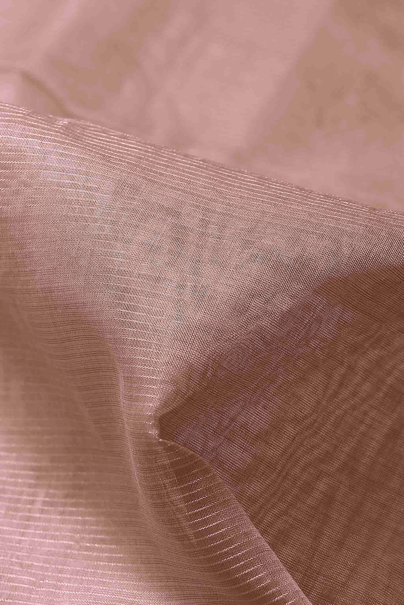 Pink Maheshwari Silk Cotton Saree