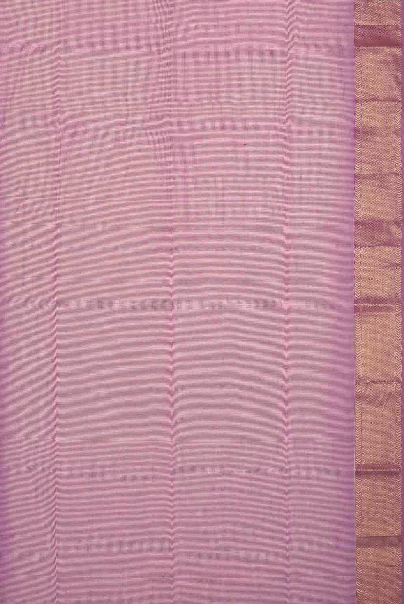 Lavender Maheshwari Silk Cotton Saree