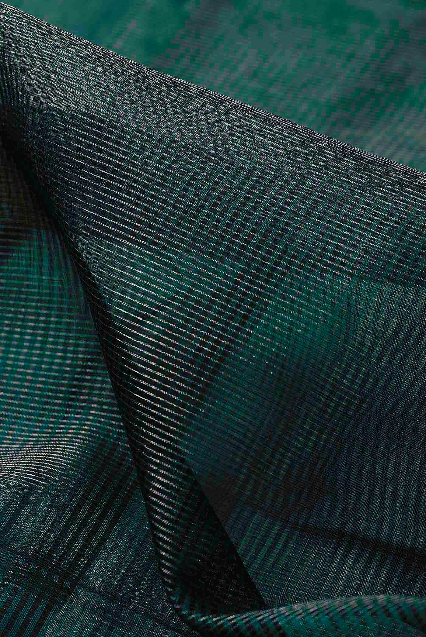 Blue Maheshwari Silk Cotton Saree