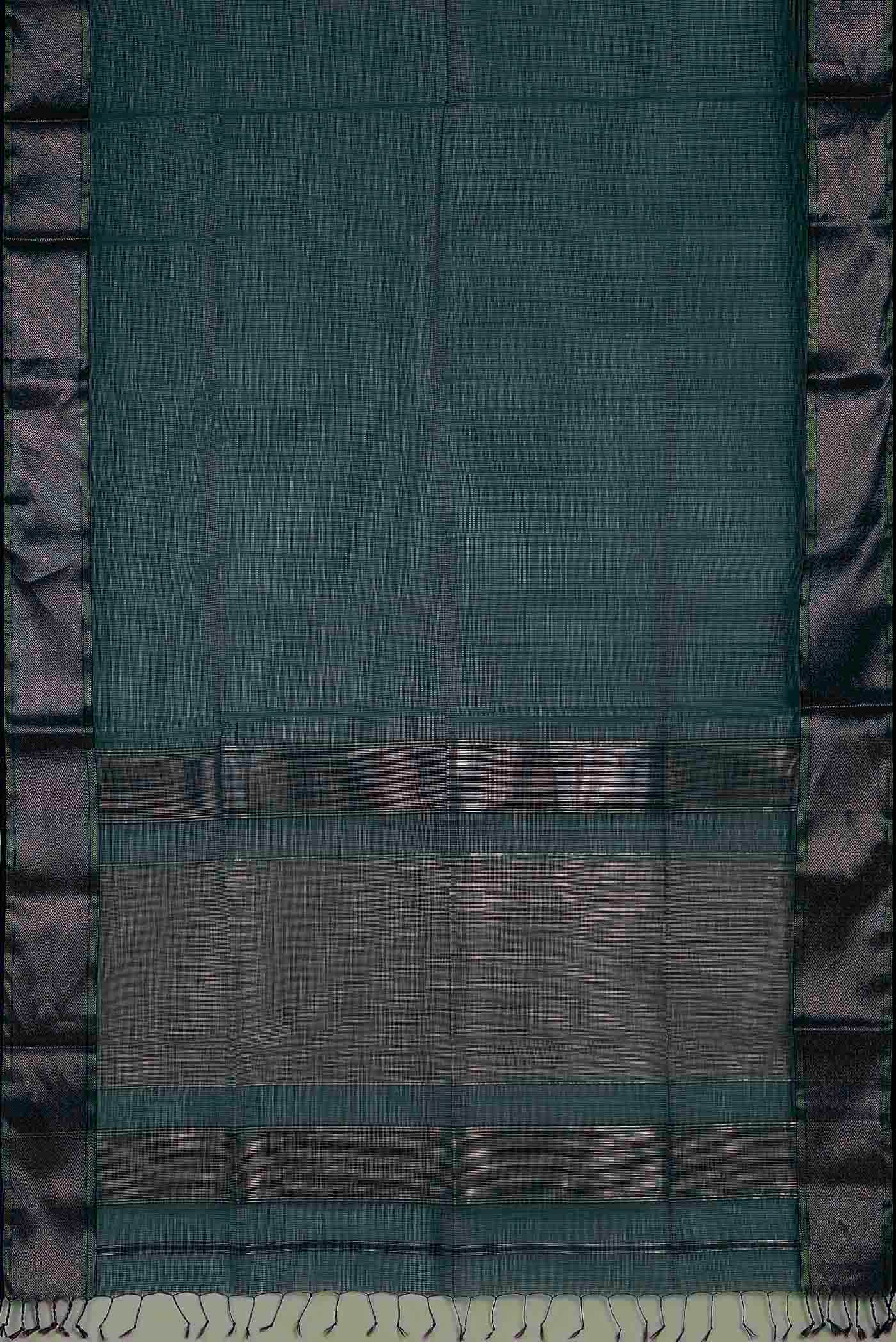 Blue Maheshwari Silk Cotton Saree