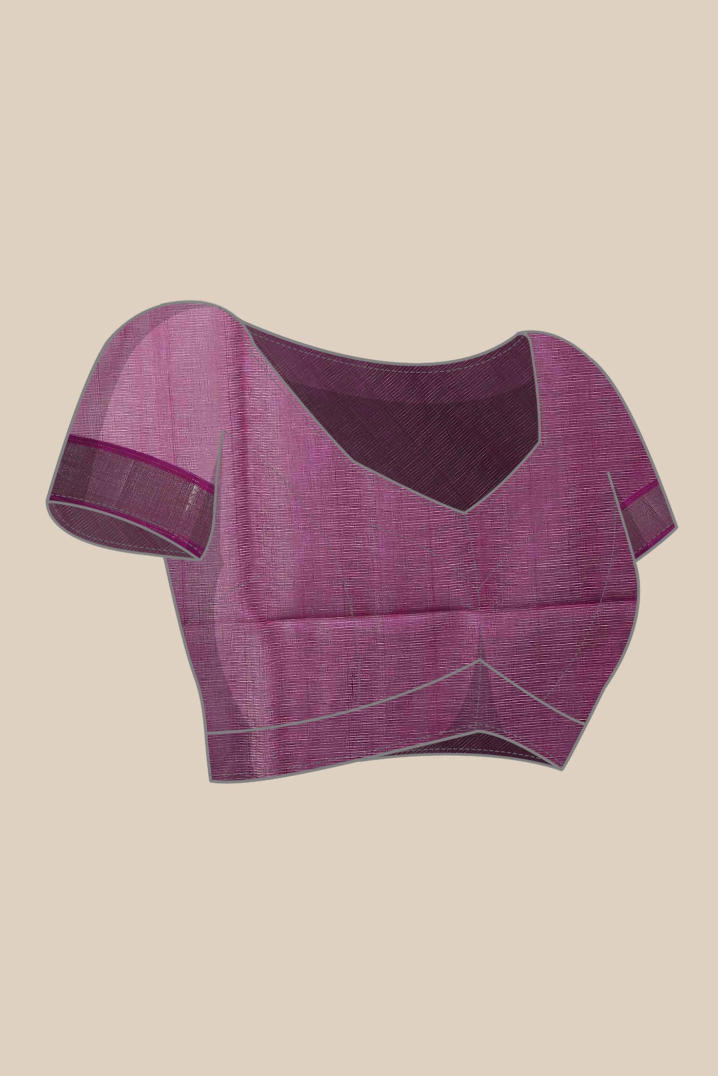 Pink Maheshwari Silk Cotton Saree