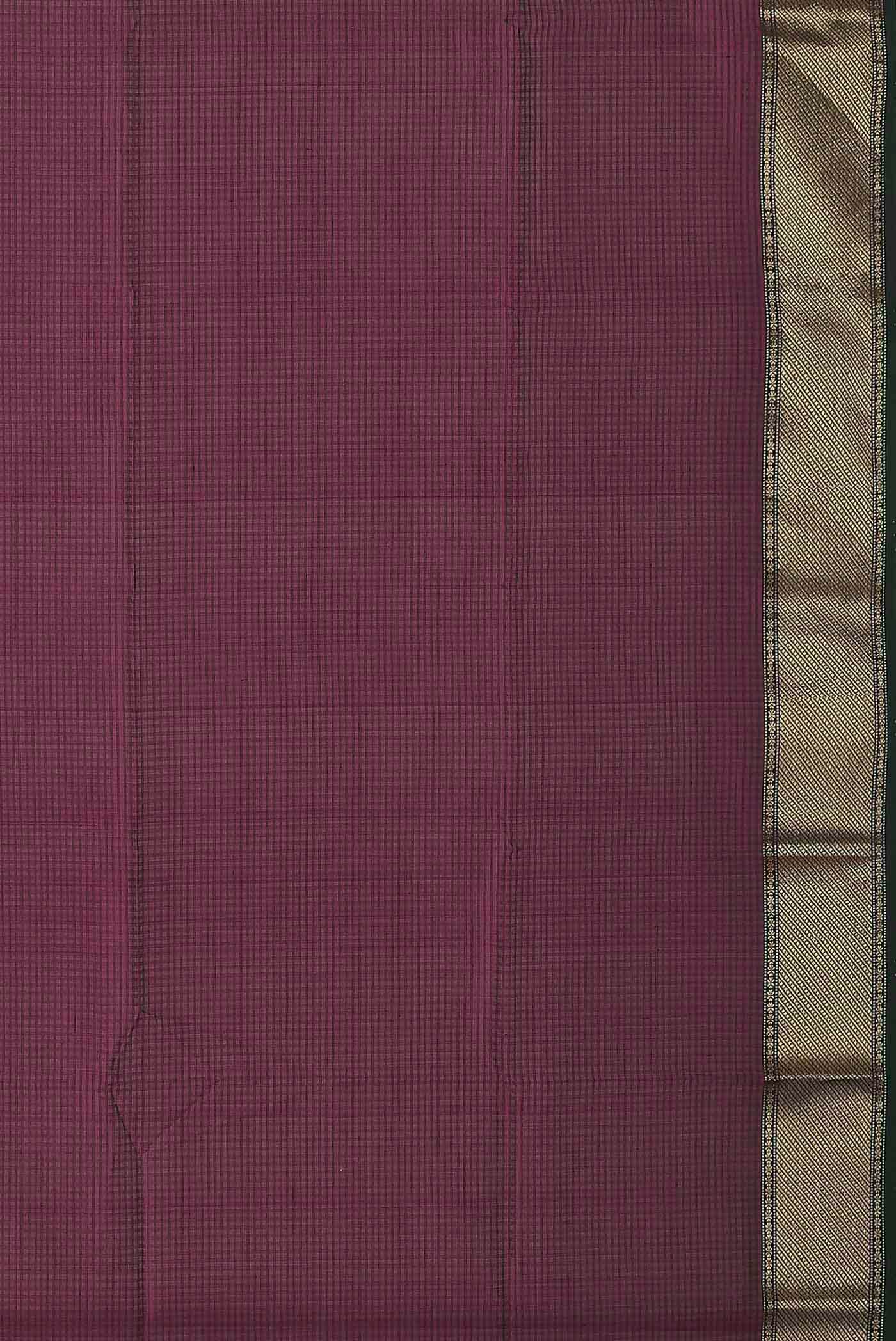 Purple Maheshwari Silk Cotton Saree
