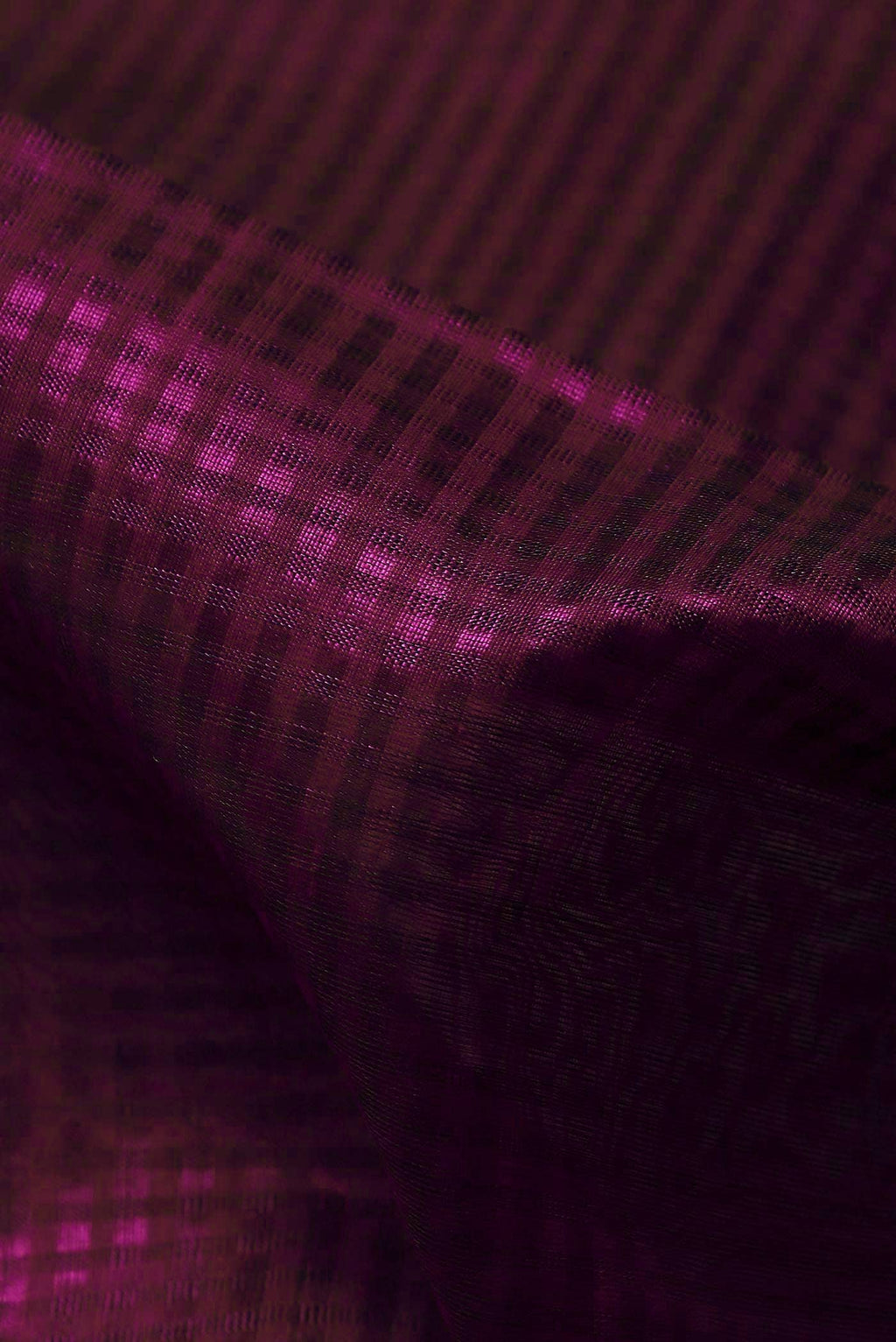Purple Maheshwari Silk Cotton Saree