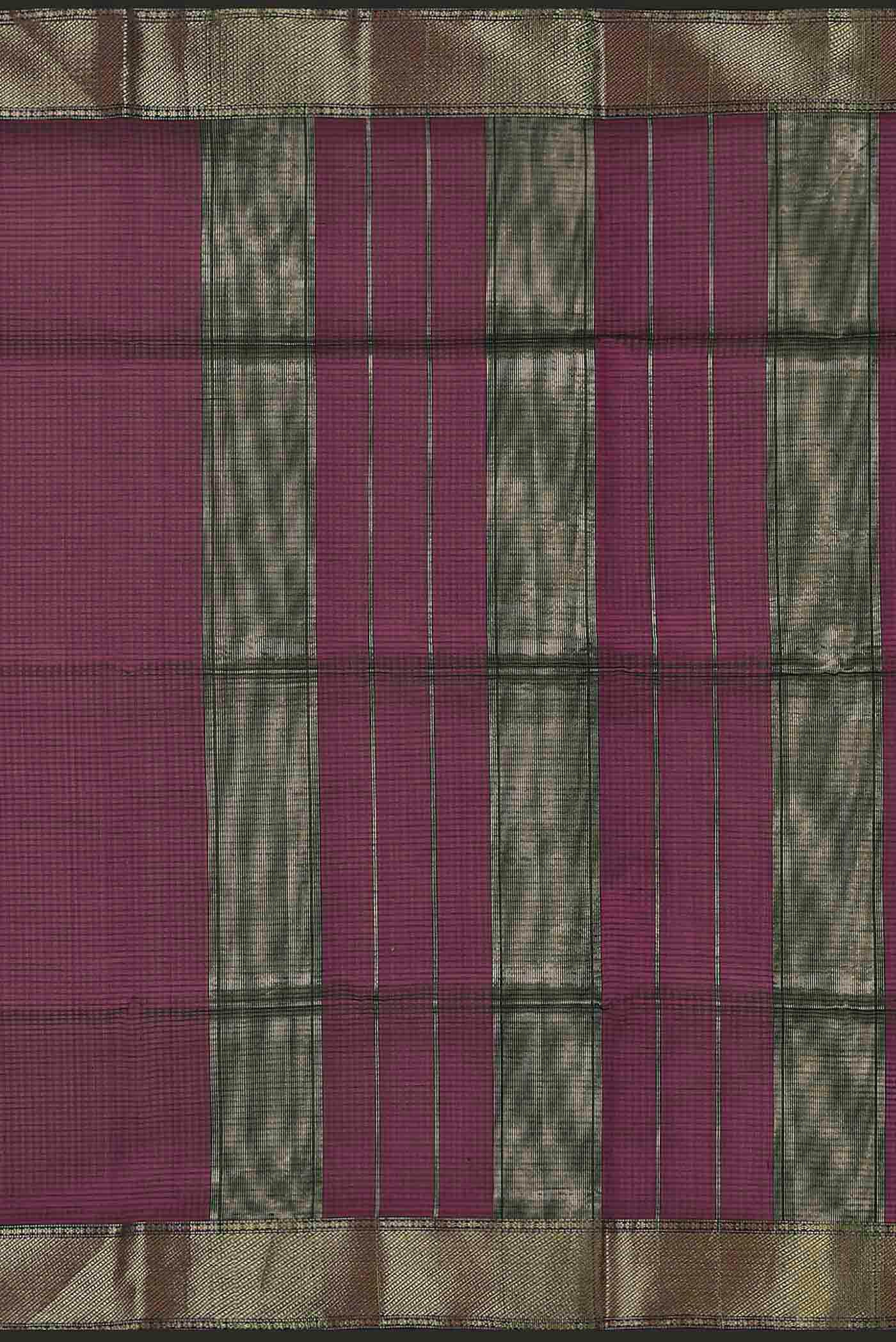 Purple Maheshwari Silk Cotton Saree