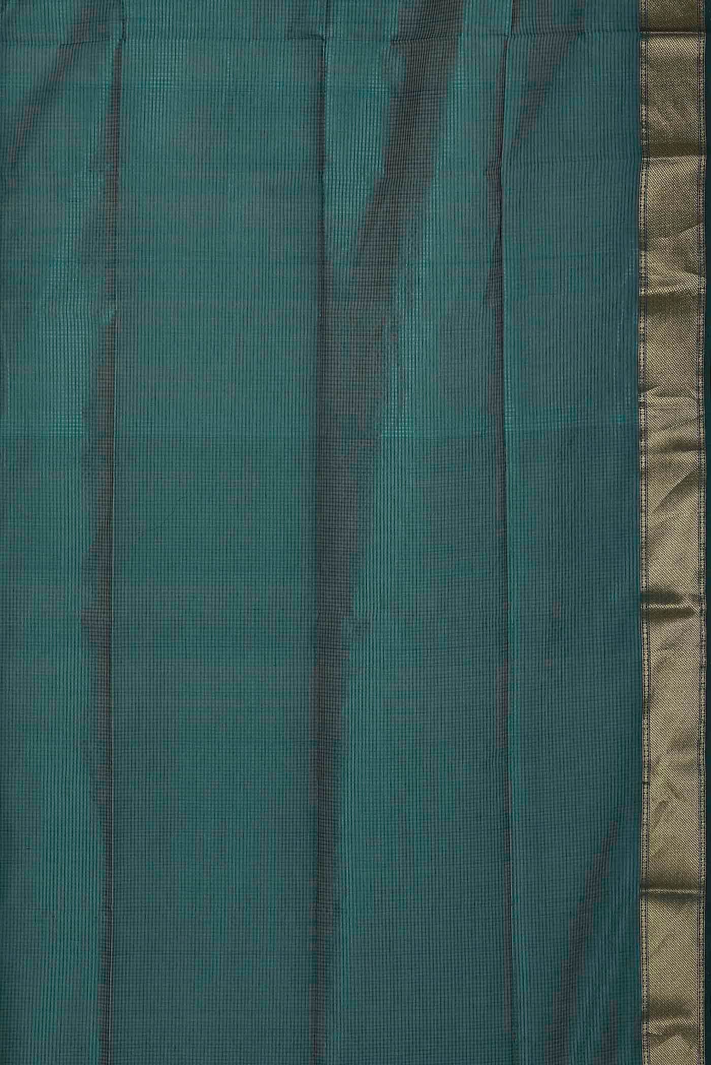 Blue Maheshwari Silk Cotton Saree