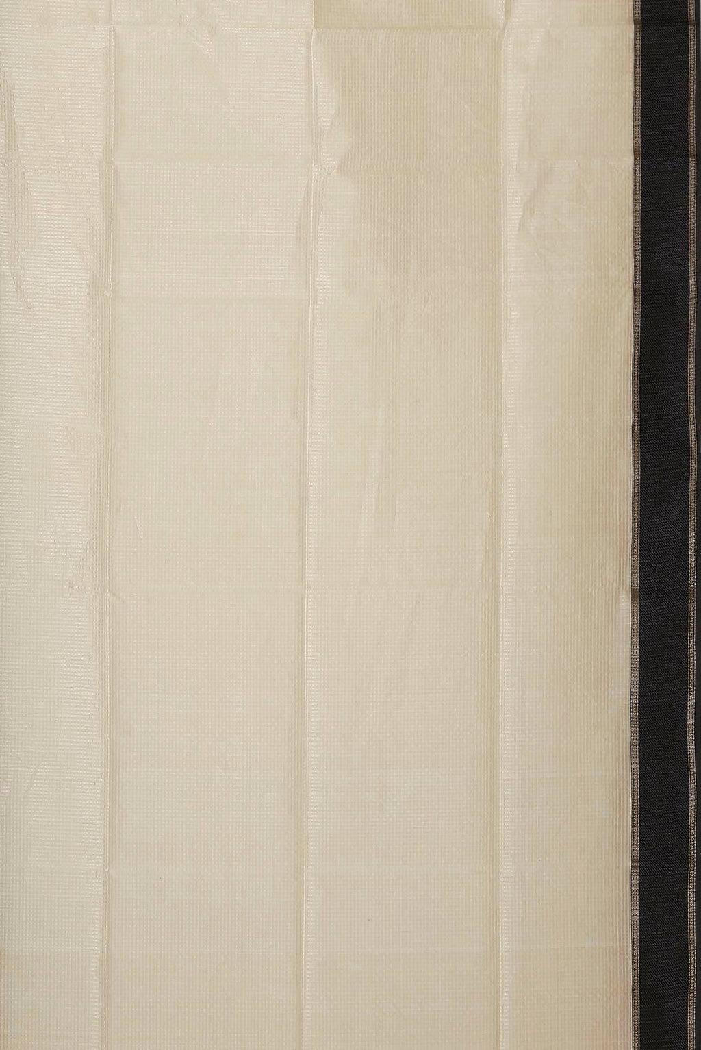 Cream Maheshwari Silk Cotton Saree