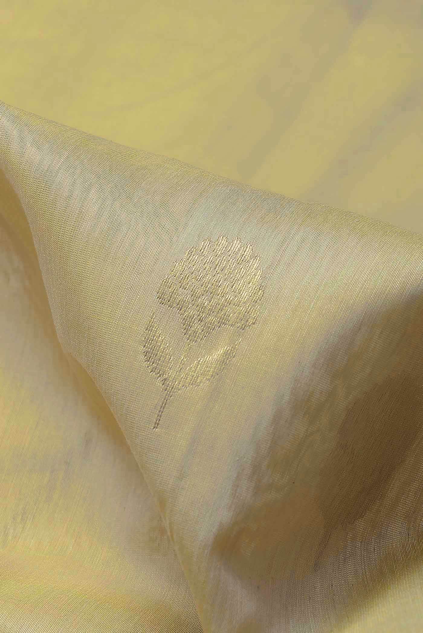 Beige Maheshwari Silk Cotton Saree
