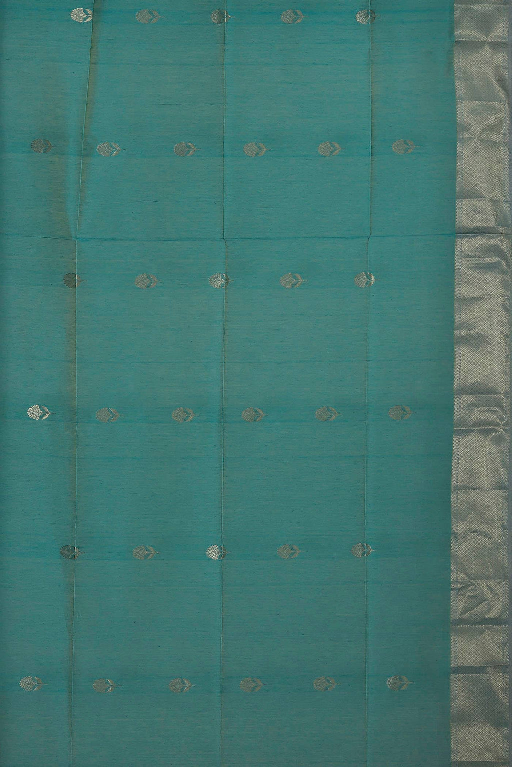 Blue Maheshwari Silk Cotton Saree