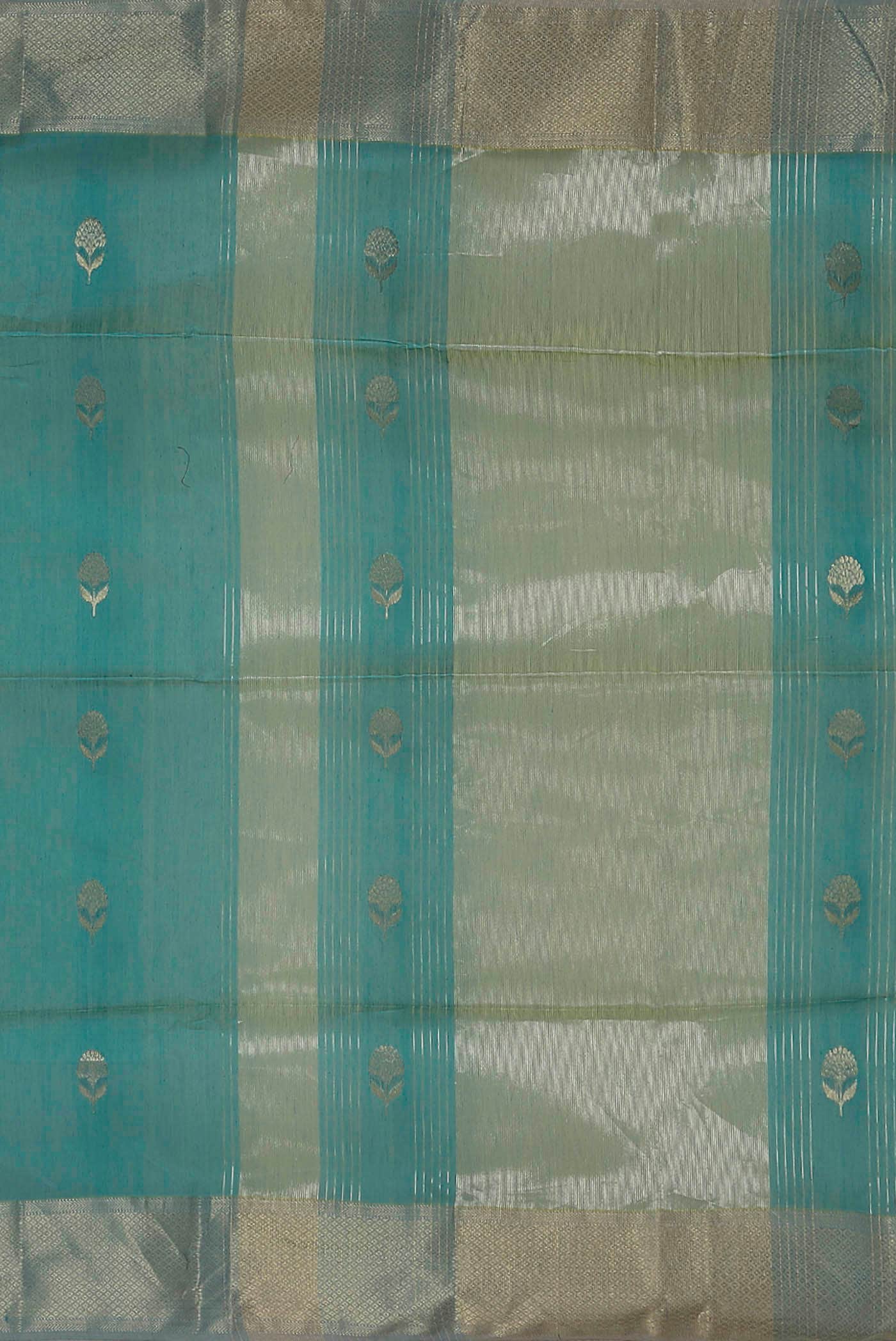 Blue Maheshwari Silk Cotton Saree