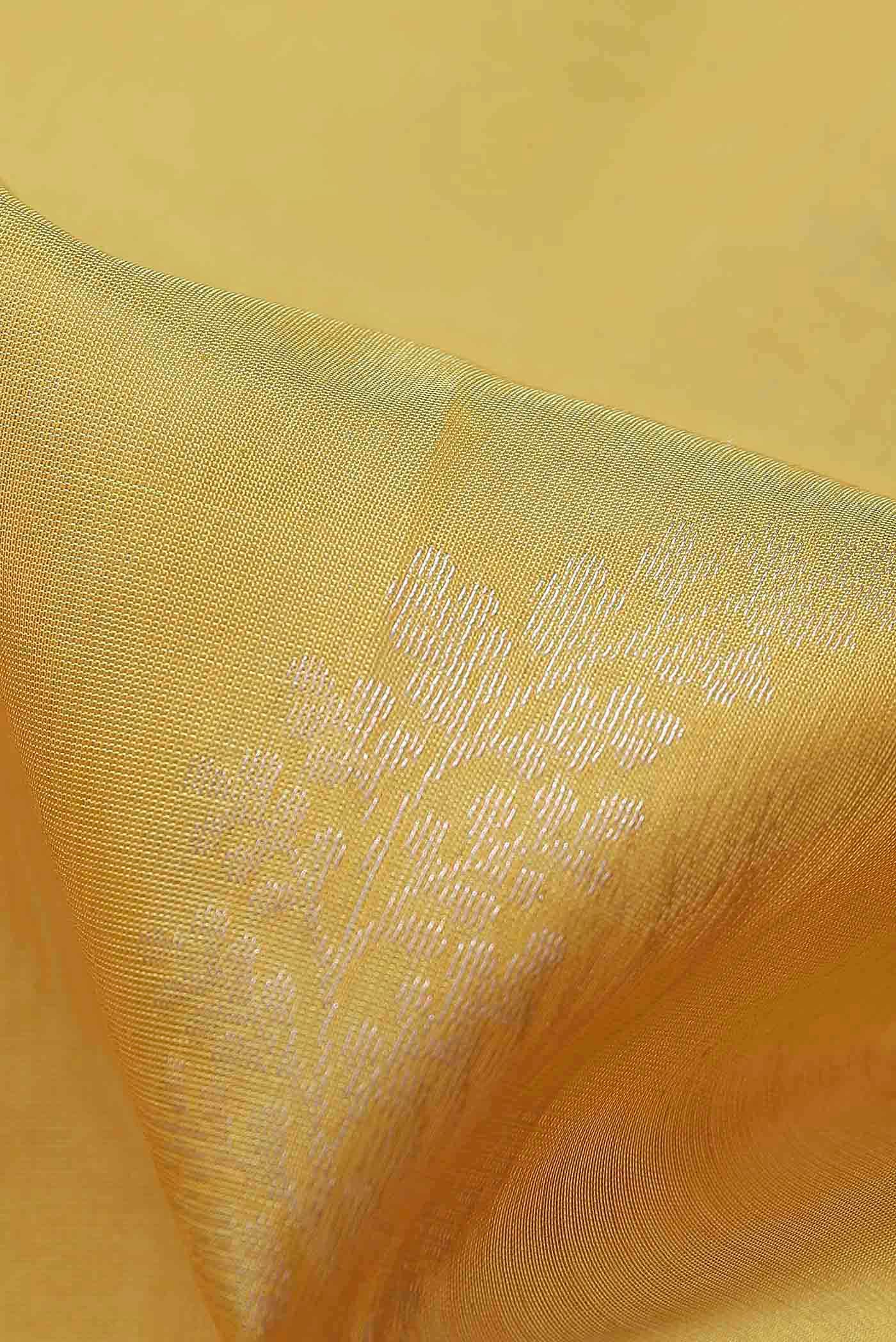 Yellow Silk Cotton Saree