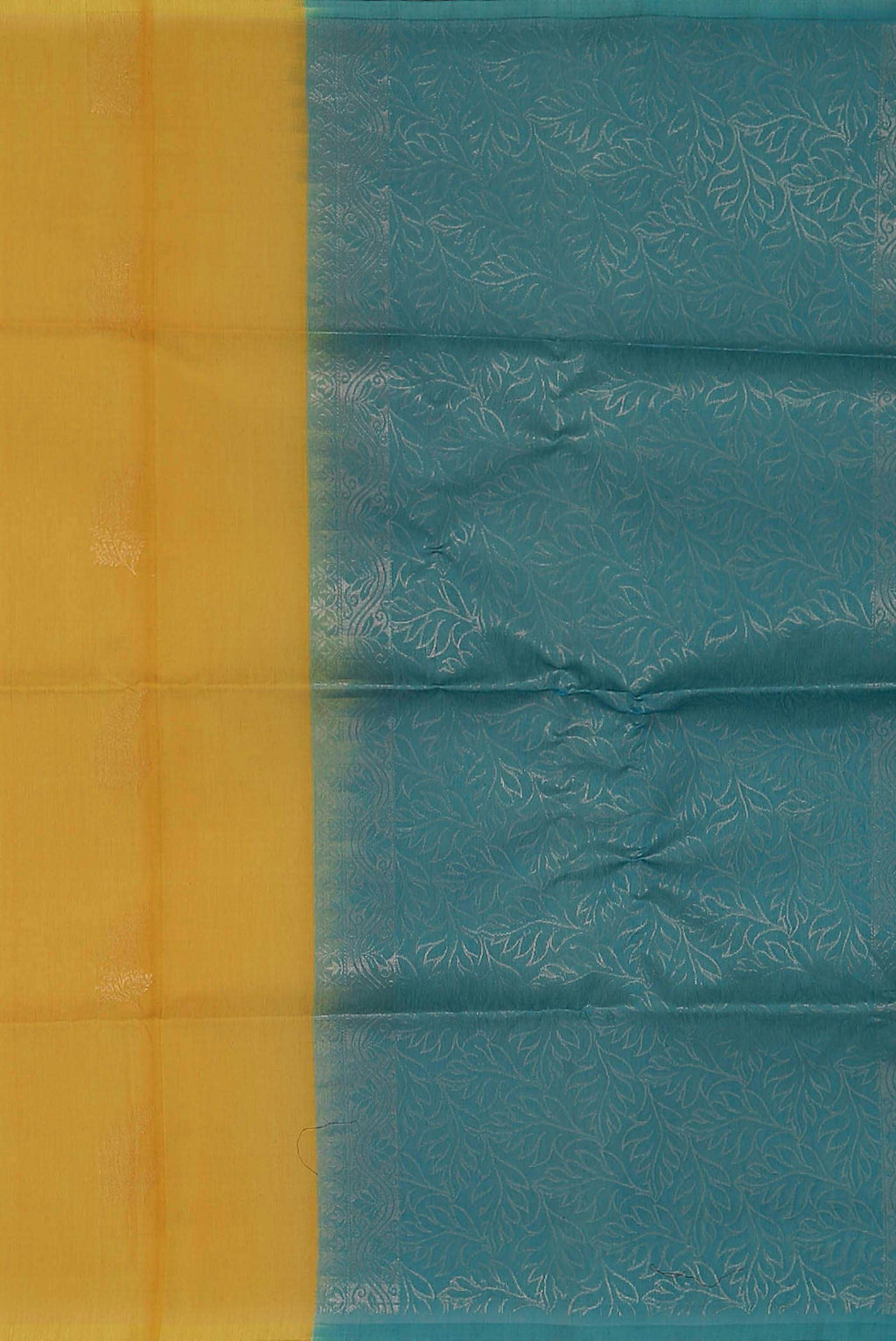 Yellow Silk Cotton Saree