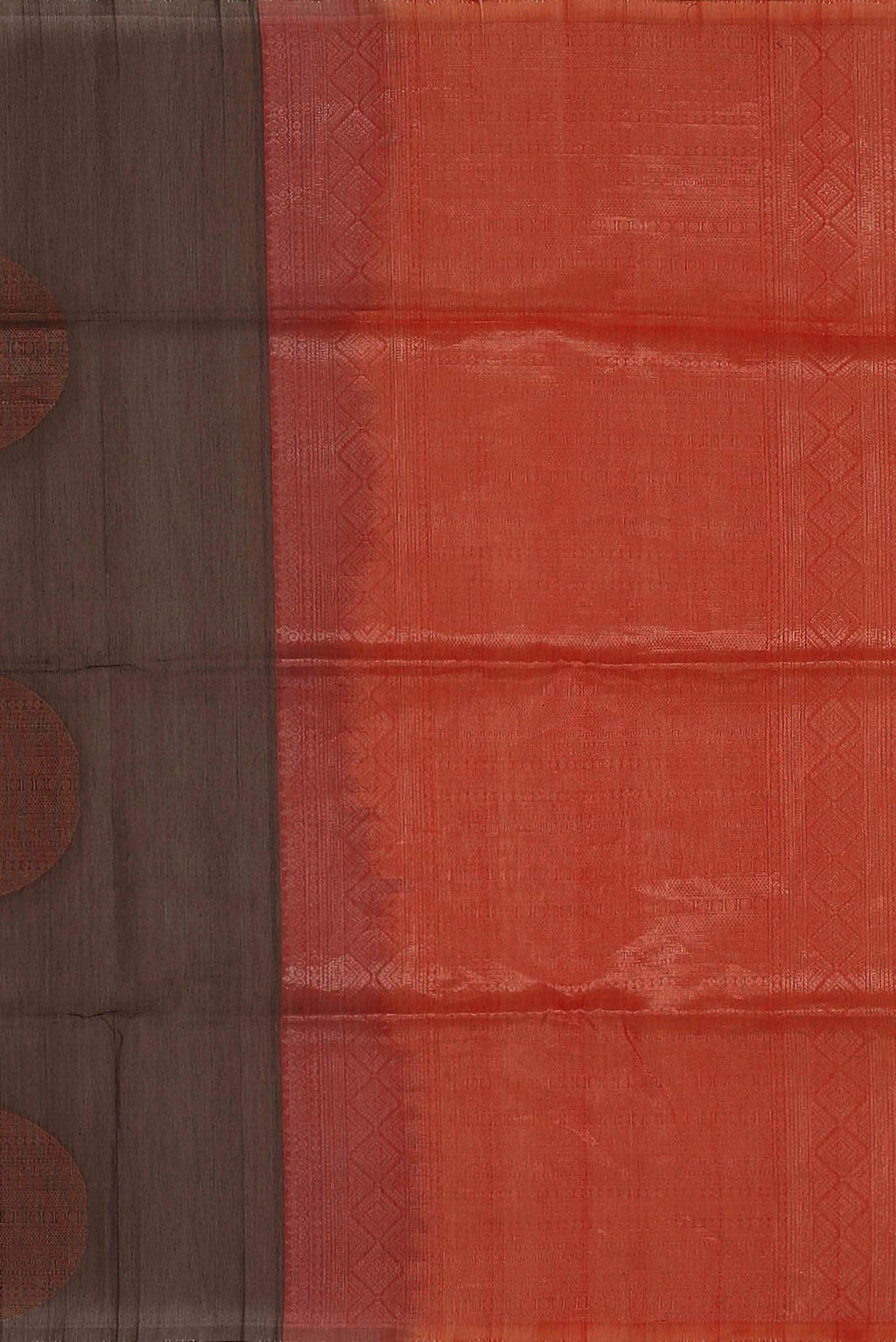 Brown Silk Cotton Saree